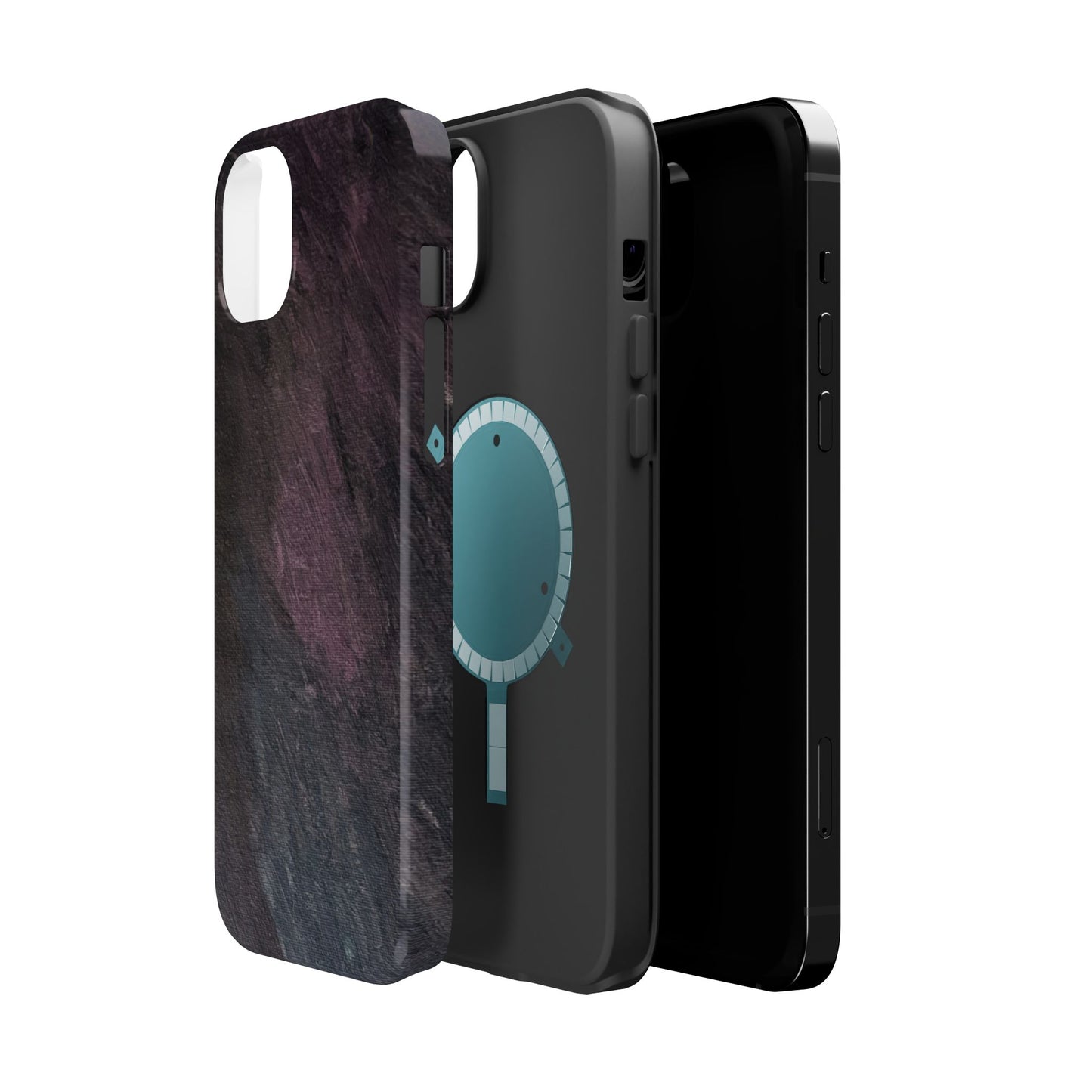 Magnetic Impact-Resistant Case — Lavender & Dusky Pink Artwork by Maria