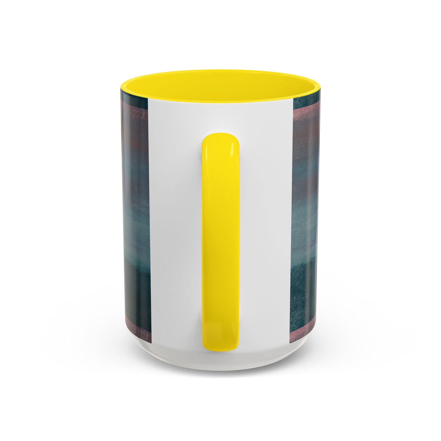 Personalized Accent Coffee Mug — Custom Wraparound Artwork (11/15oz)