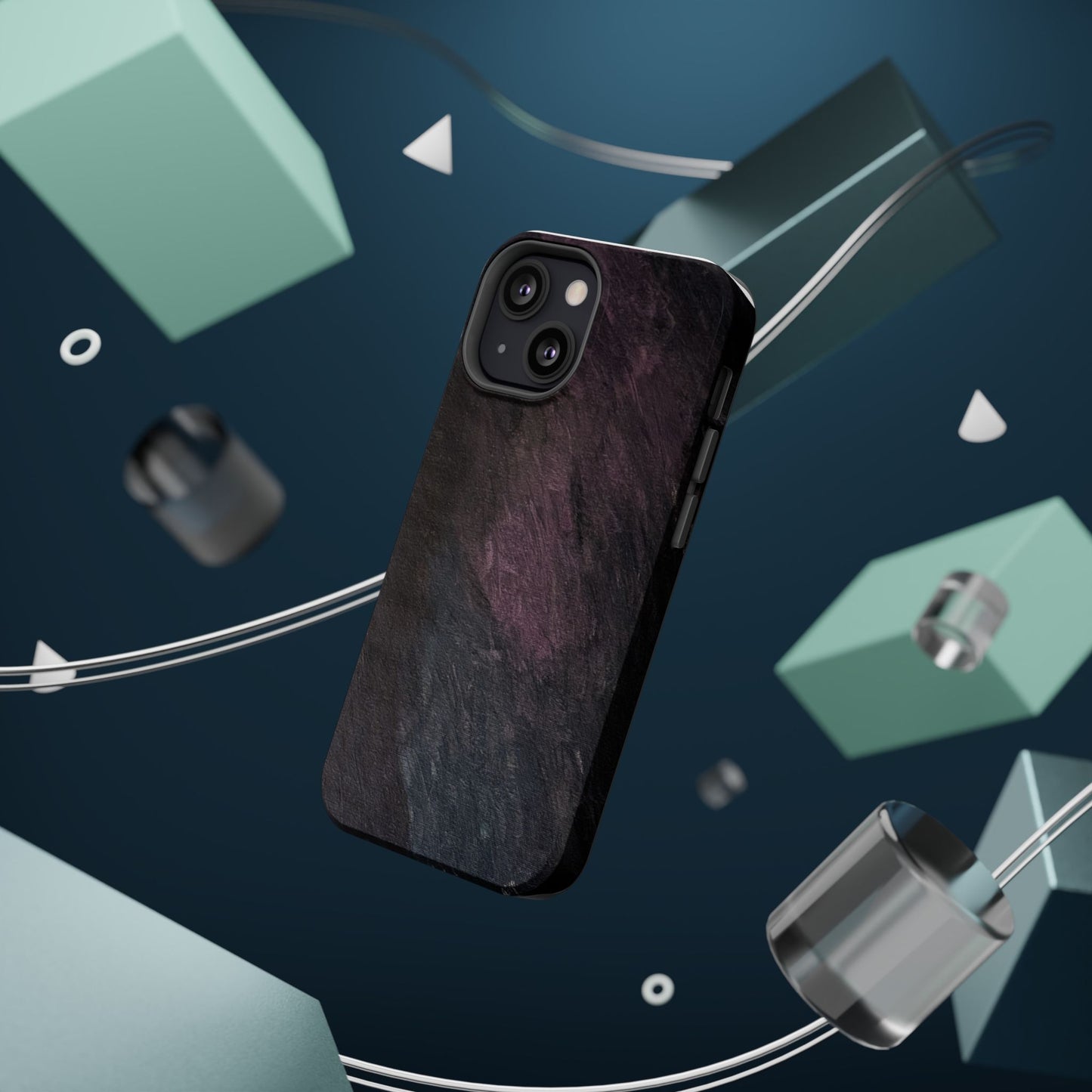 Magnetic Impact-Resistant Case — Lavender & Dusky Pink Artwork by Maria