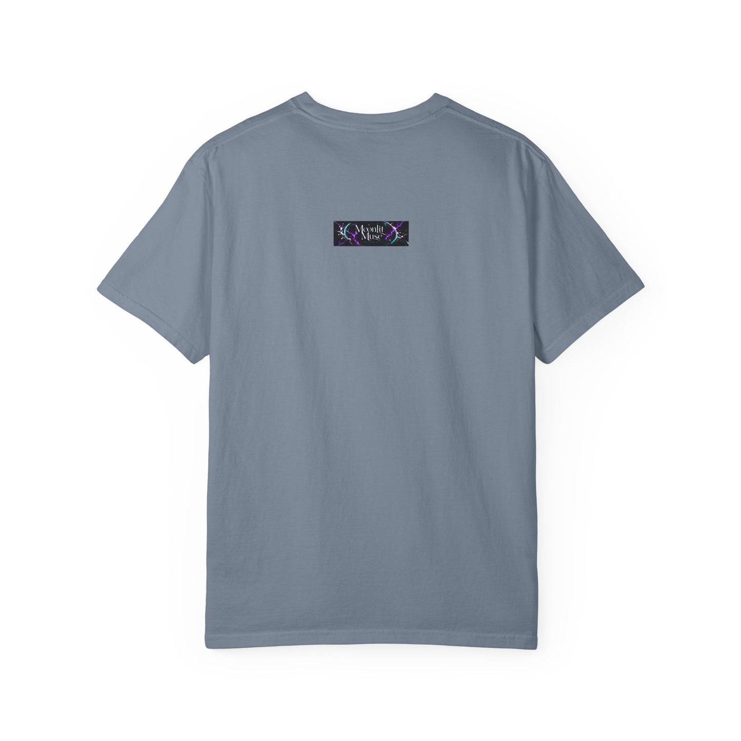 Mystic Bloom Tee — Teal & Purple Geometric Art T-Shirt