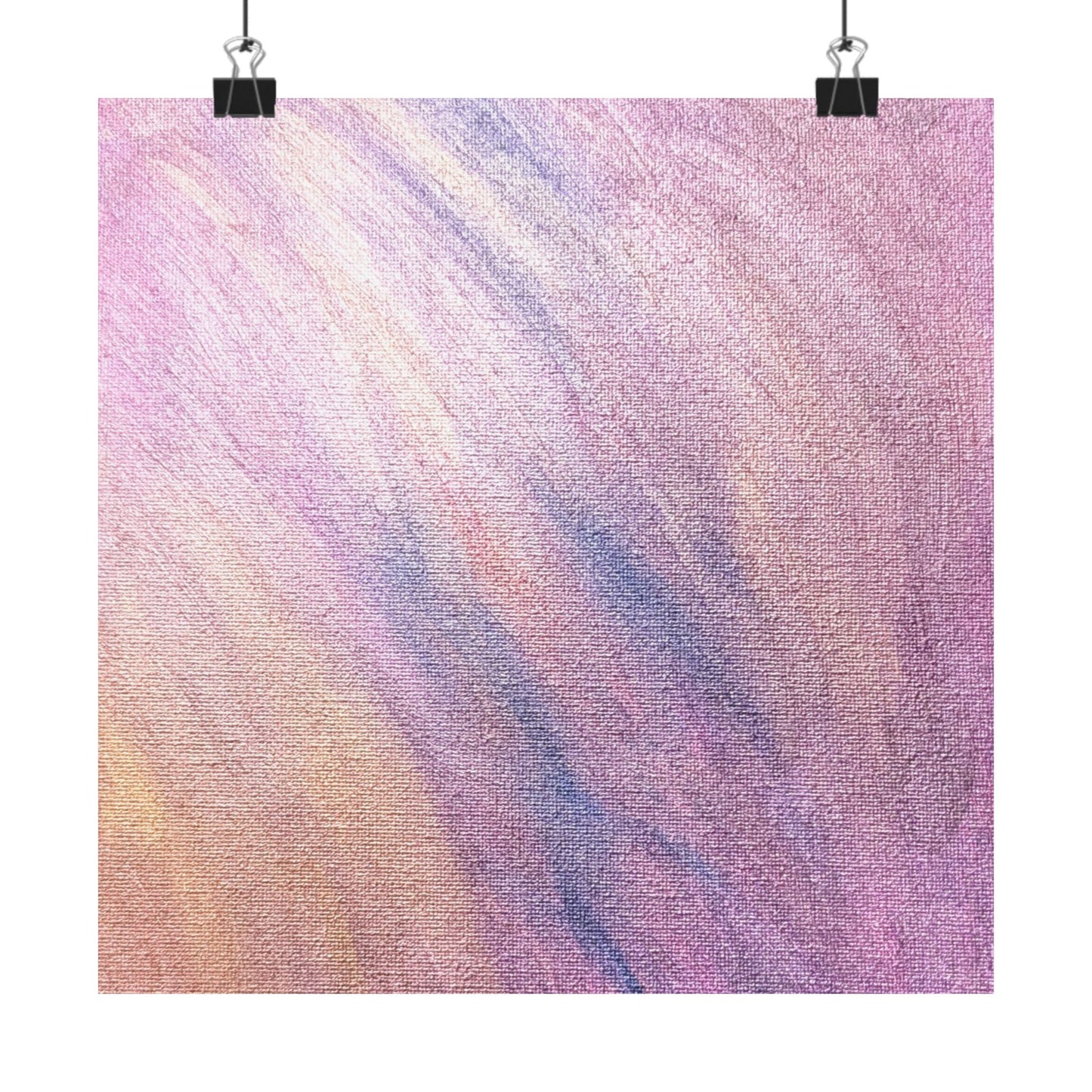 "Dreamwave Drift" Moody Abstract Art Matte Poster — Purple Pink Wall Art (Vertical)
