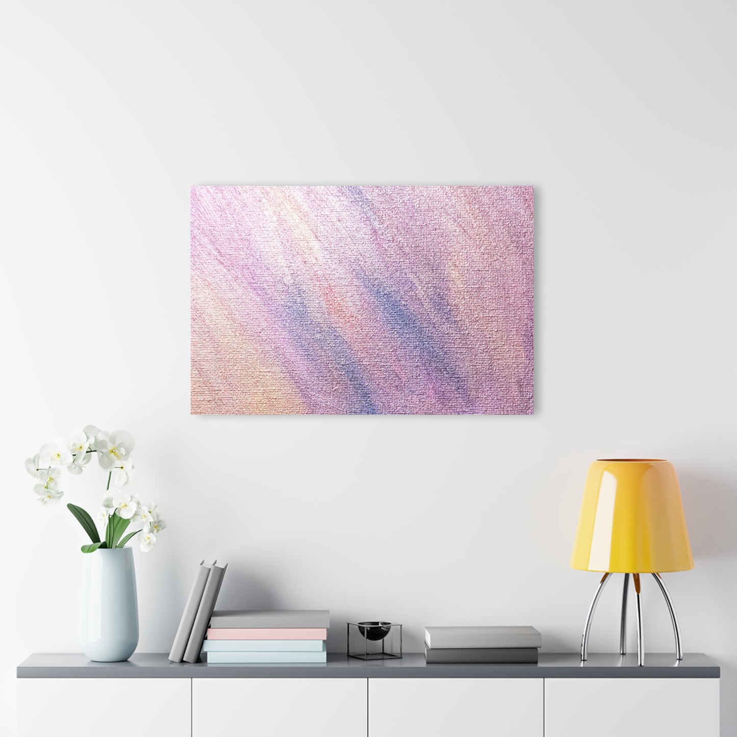 "Dreamwave Drift" Acrylic Print (French Cleat Hanging) — Soft Lavender Wall Art
