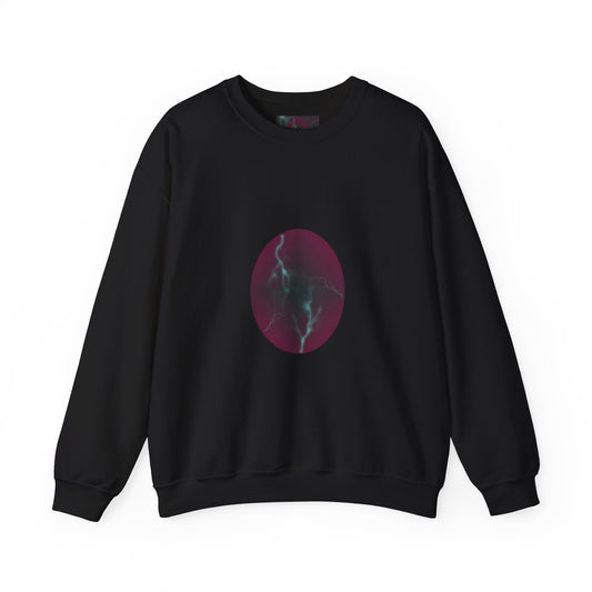 Cosmic Current Origin Dragon Egg Sweatshirt — Lightning Crack Design