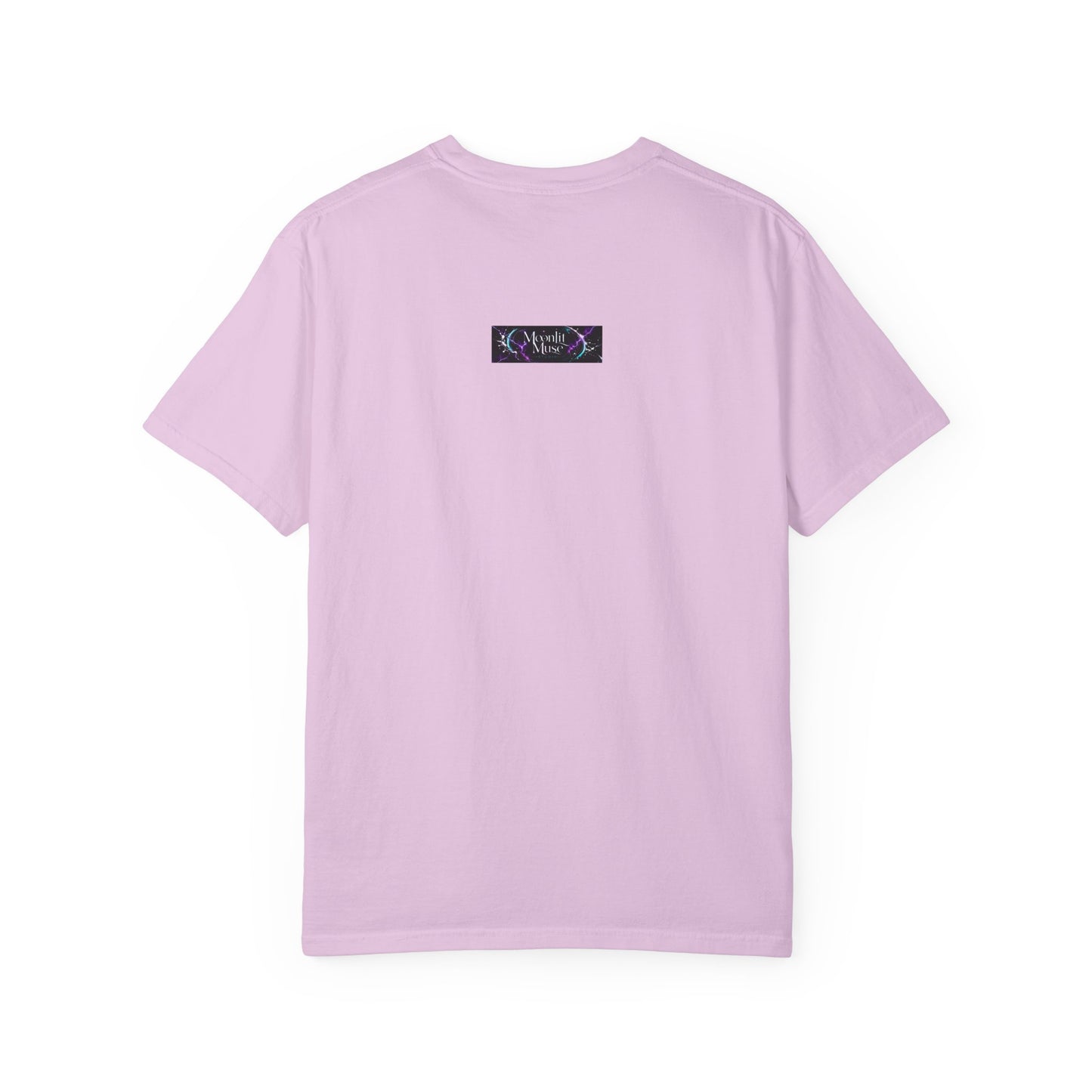 Mystic Bloom Tee — Teal & Purple Geometric Art T-Shirt