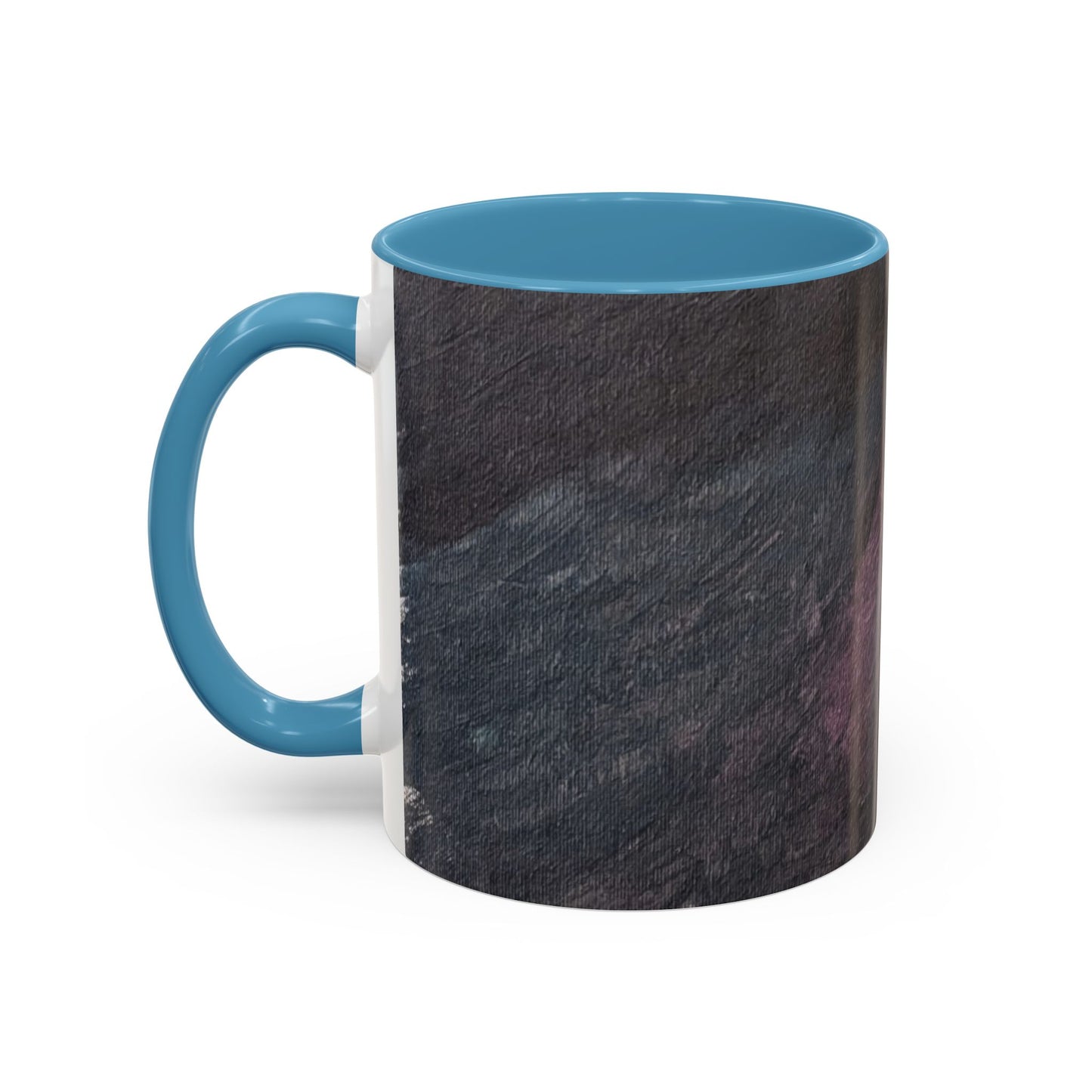 Abstract Dark Marble Art Coffee Mug — Ceramic Accent (11/15 oz)