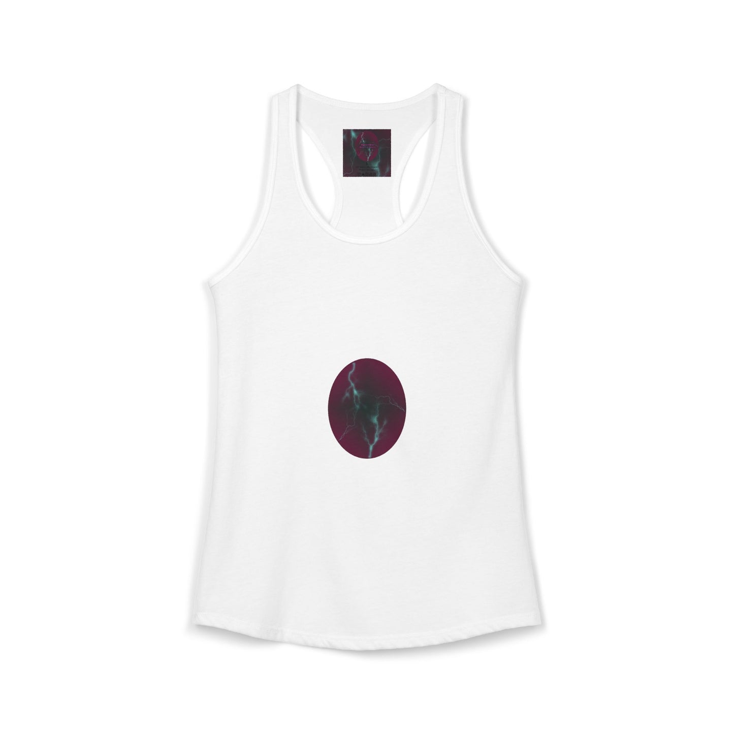 Cosmic Current - Electric Energy Women's Ideal Racerback Tank