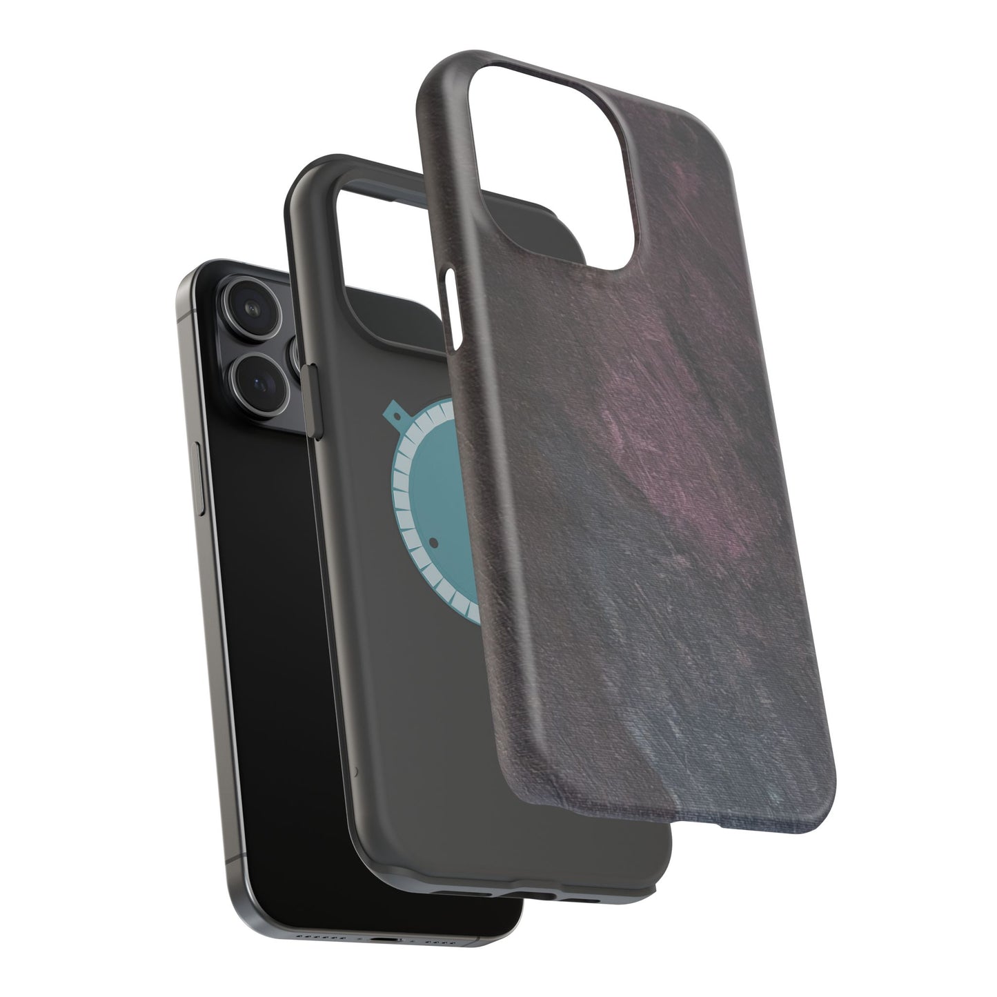 Magnetic Impact-Resistant Case — Lavender & Dusky Pink Artwork by Maria