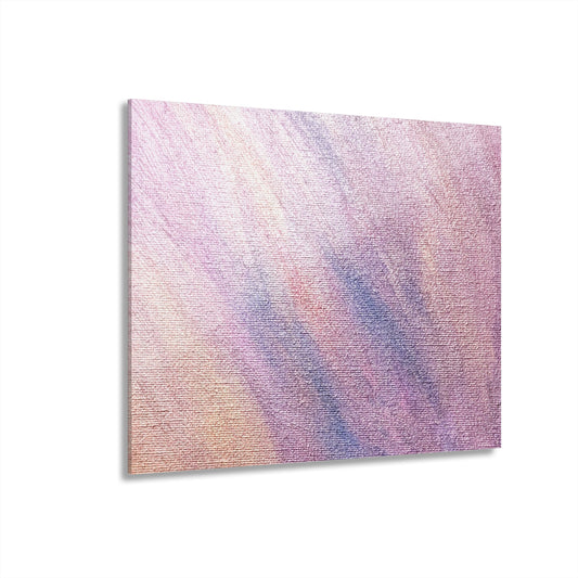 "Dreamwave Drift" Acrylic Print (French Cleat Hanging) — Soft Lavender Wall Art