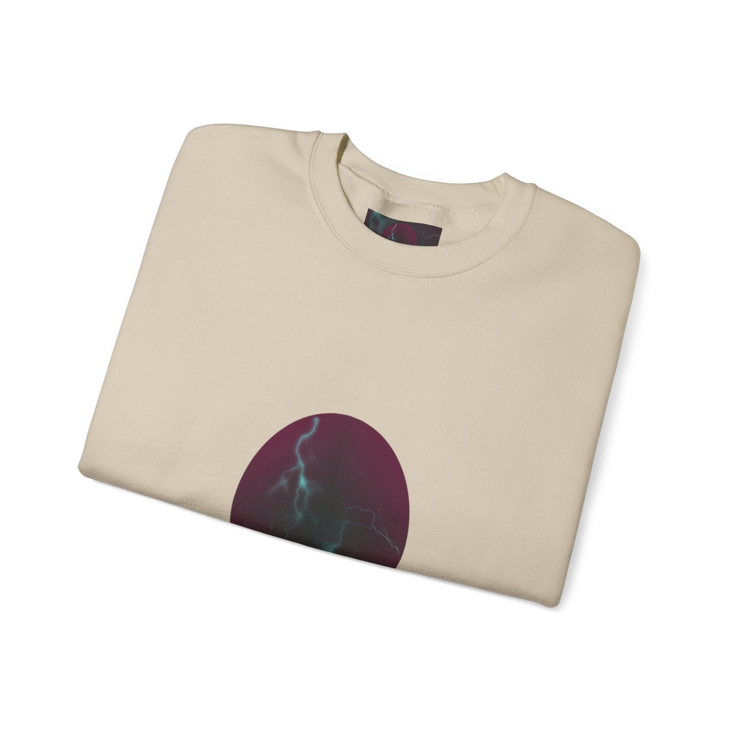 Cosmic Current Origin Dragon Egg Sweatshirt — Lightning Crack Design