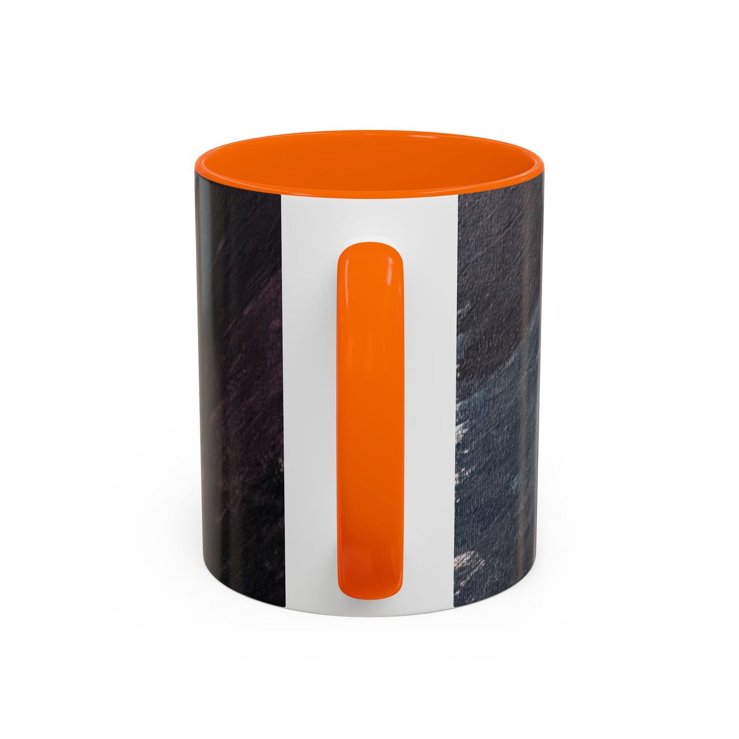 Abstract Dark Marble Art Coffee Mug — Ceramic Accent (11/15 oz)