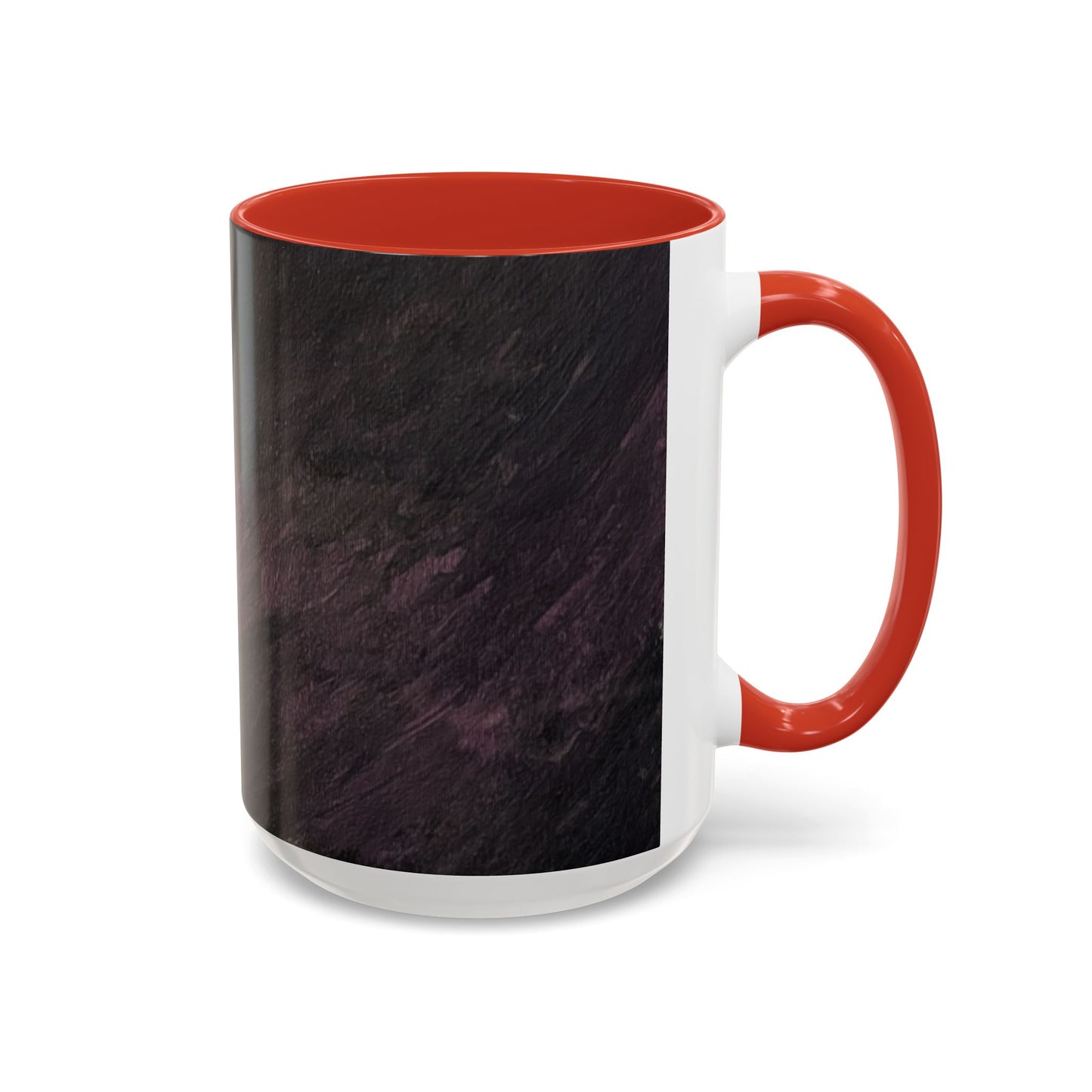 Abstract Dark Marble Art Coffee Mug — Ceramic Accent (11/15 oz)