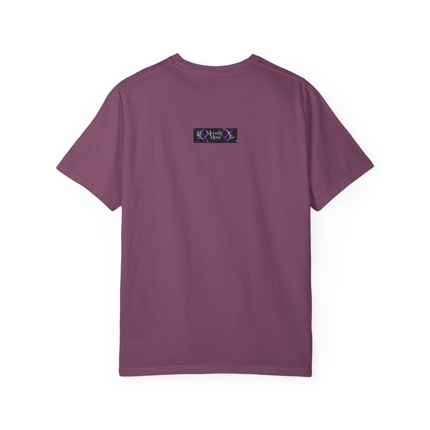 Mystic Bloom Tee — Teal & Purple Geometric Art T-Shirt