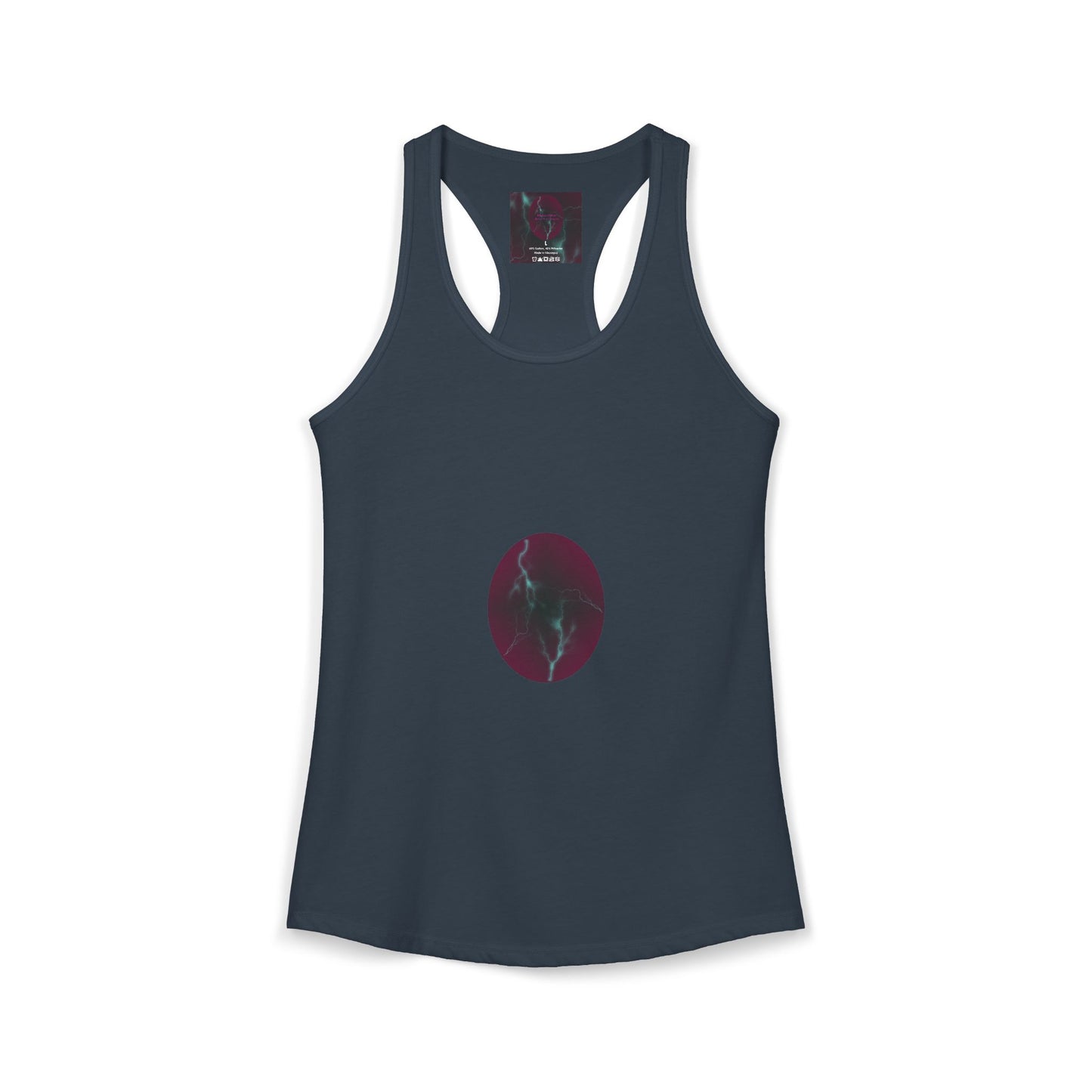 Cosmic Current - Electric Energy Women's Ideal Racerback Tank