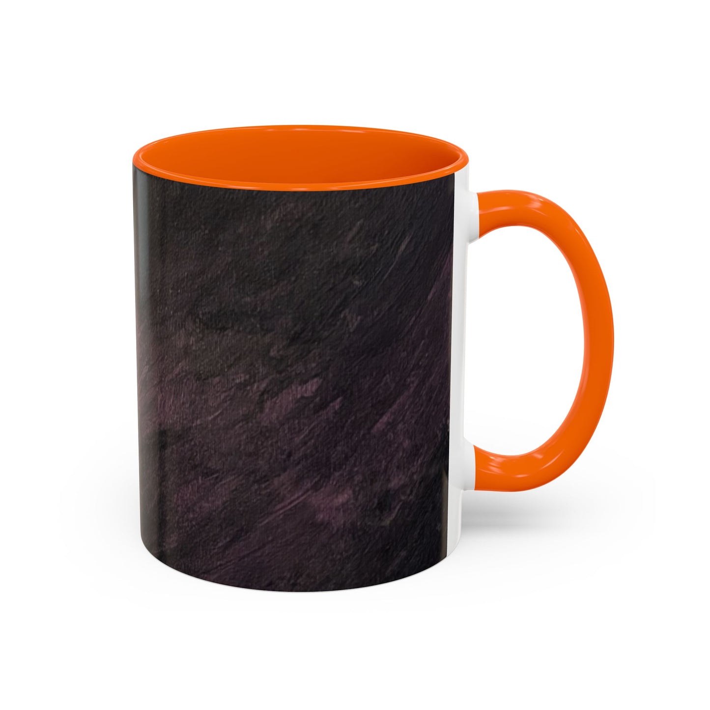 Abstract Dark Marble Art Coffee Mug — Ceramic Accent (11/15 oz)