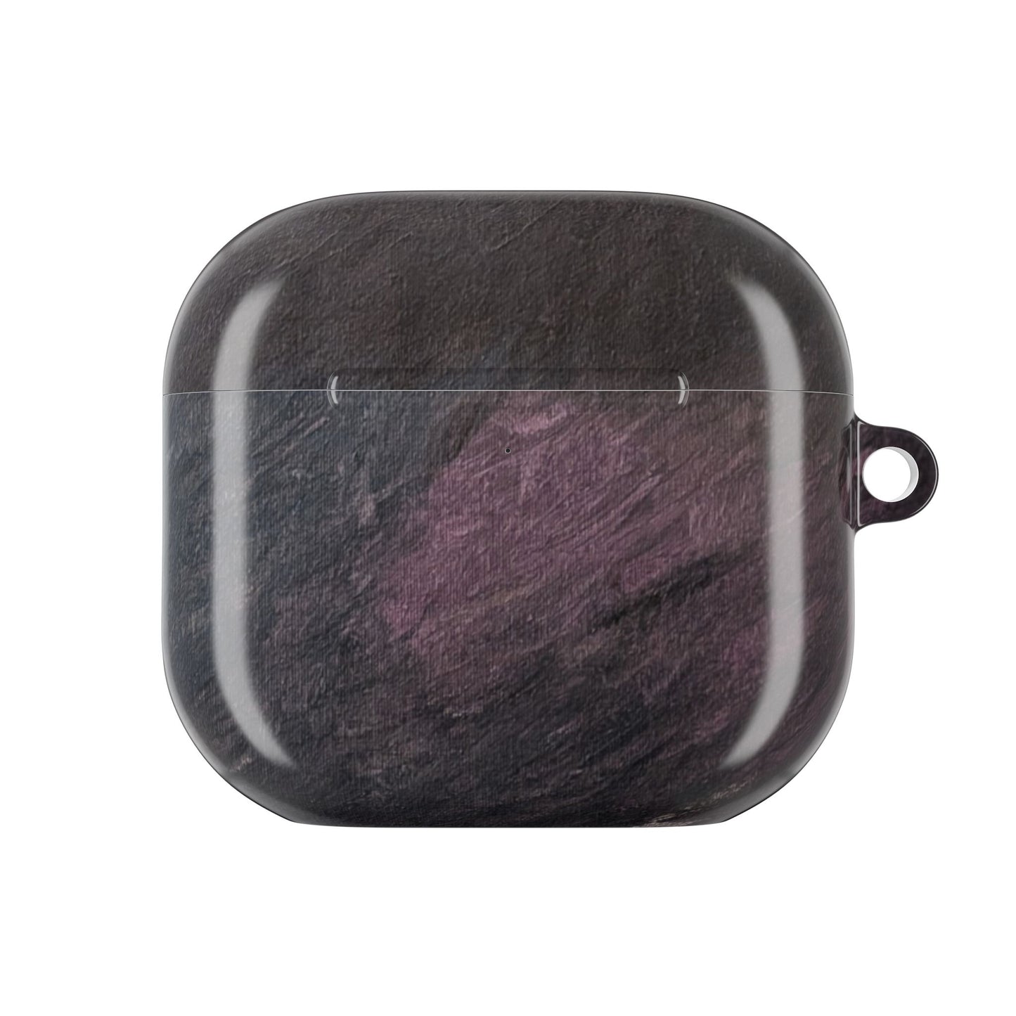 Dark Marble Abstract AirPod Case — Original Painted Pattern