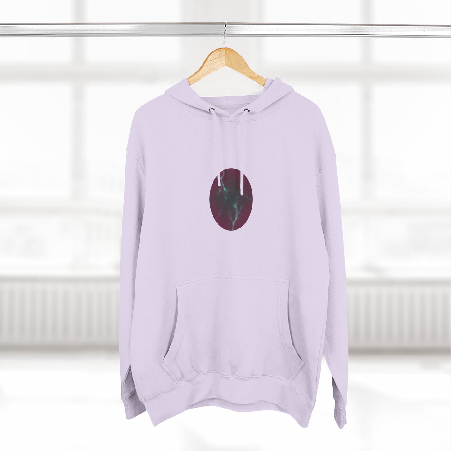 Cosmic Current – Dreamy Abstract Electric Flow Unisex Hoodie Sweatshirt