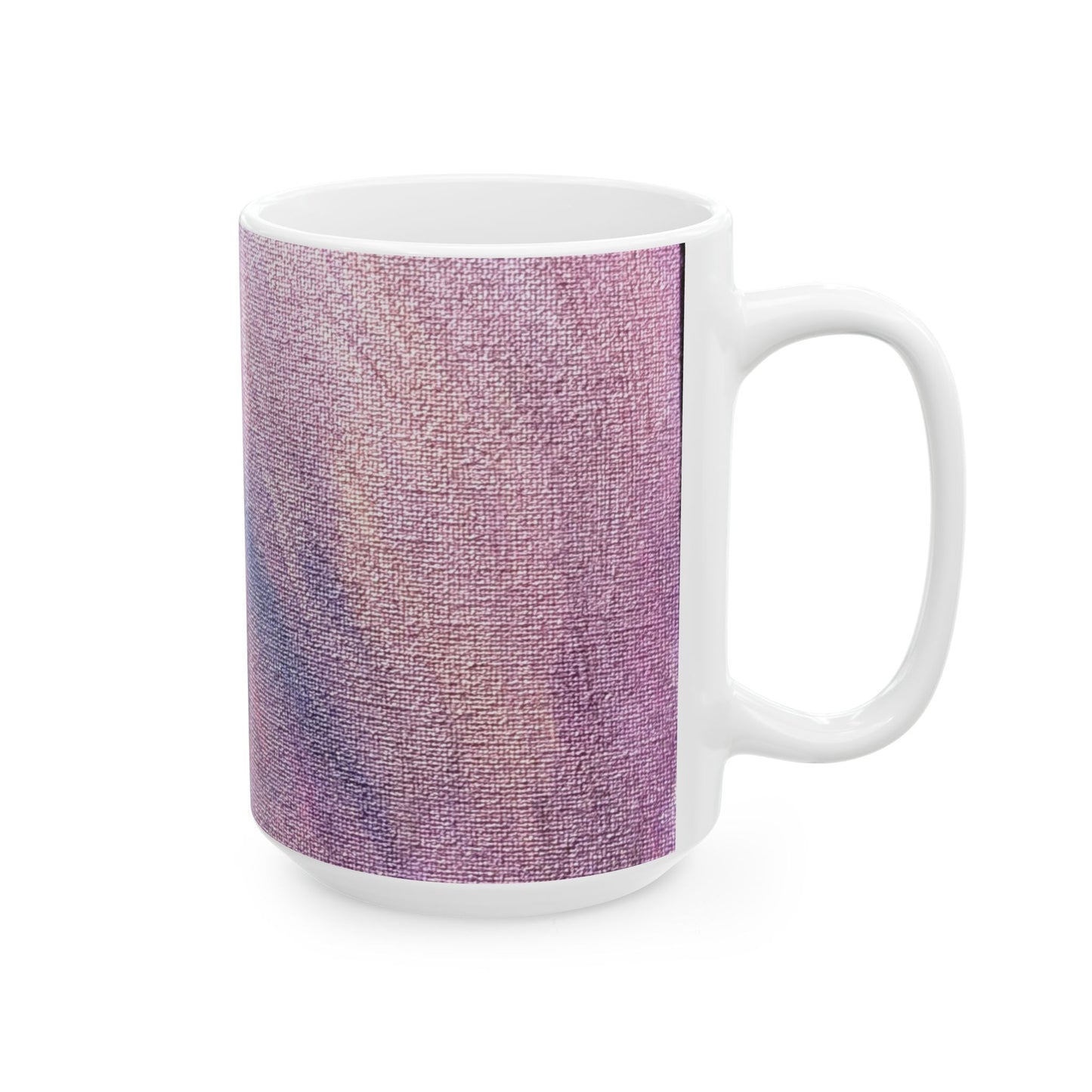 "Dreamwave Drift" Ceramic Mug — Soft Pink & Lavender Gradient (11oz, 15oz)