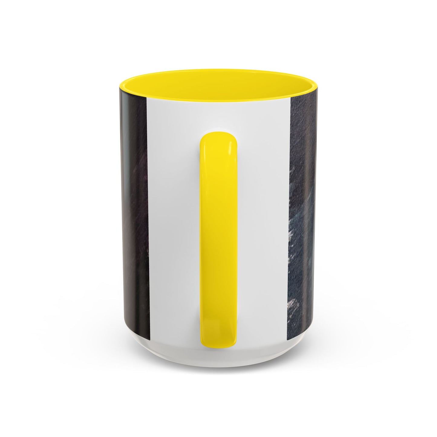 Abstract Dark Marble Art Coffee Mug — Ceramic Accent (11/15 oz)