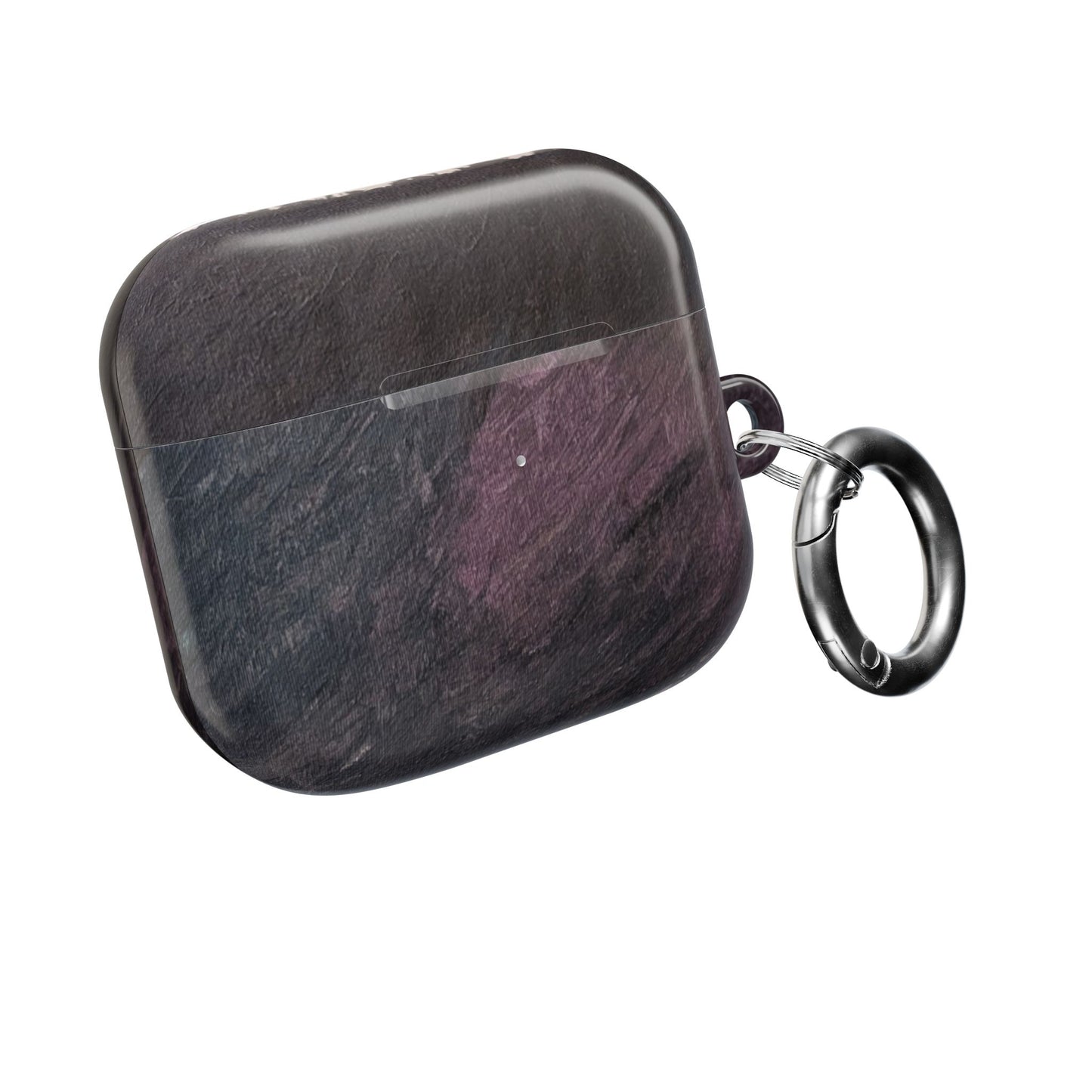 Dark Marble Abstract AirPod Case — Original Painted Pattern