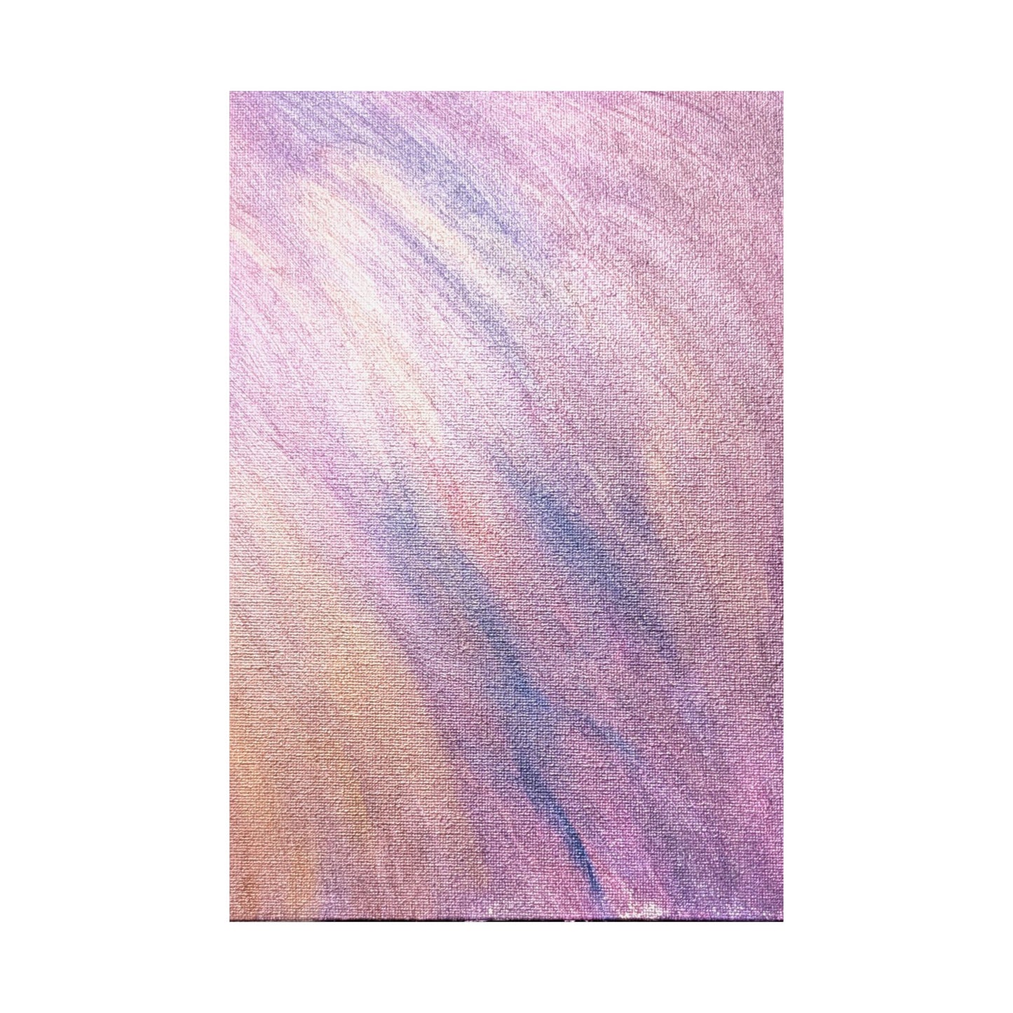 "Dreamwave Drift" Moody Abstract Art Matte Poster — Purple Pink Wall Art (Vertical)