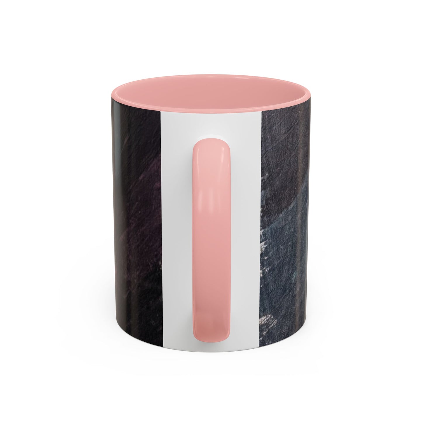 Abstract Dark Marble Art Coffee Mug — Ceramic Accent (11/15 oz)
