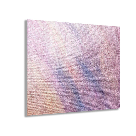 "Dreamwave Drift" Acrylic Print (French Cleat Hanging) — Soft Lavender Wall Art