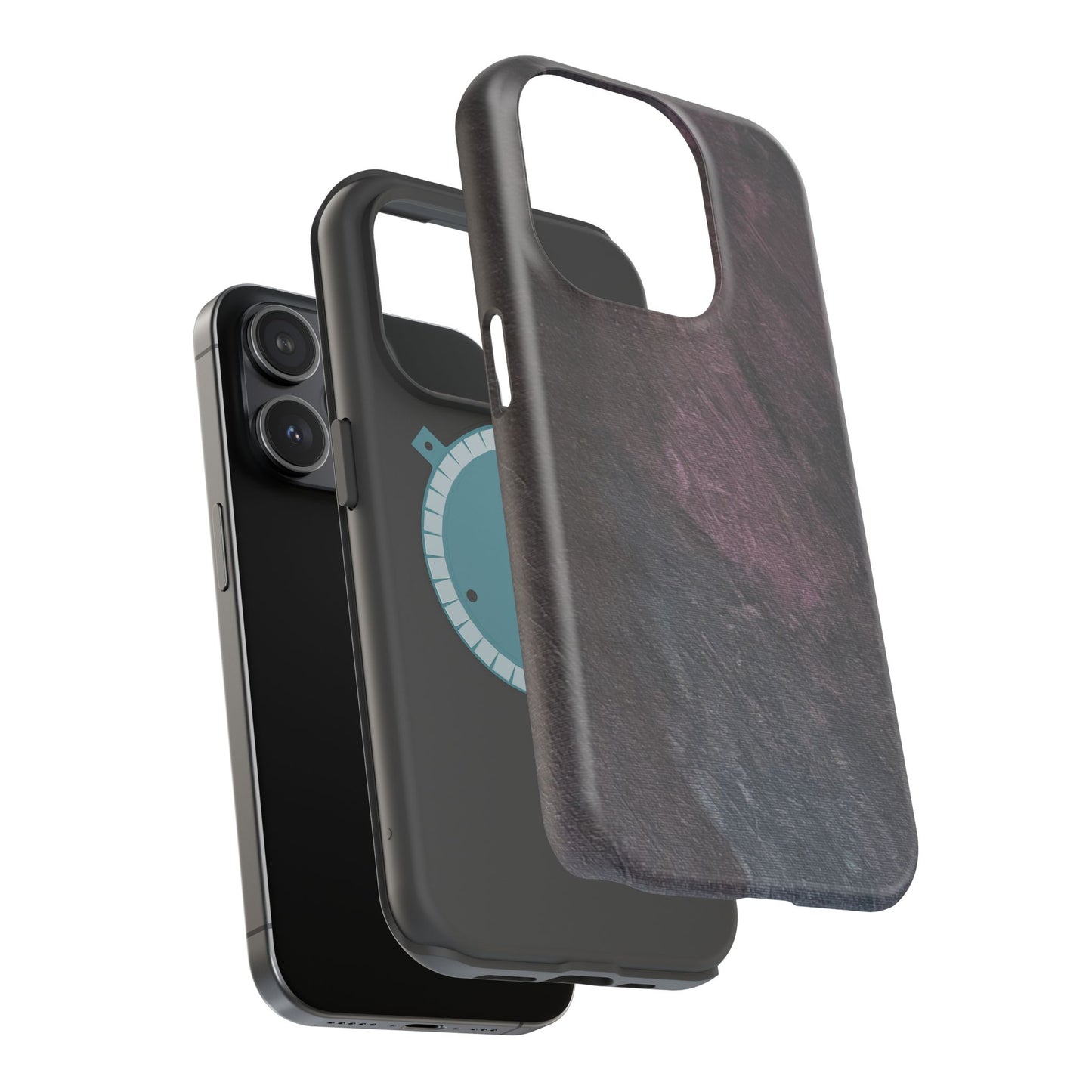 Magnetic Impact-Resistant Case — Lavender & Dusky Pink Artwork by Maria