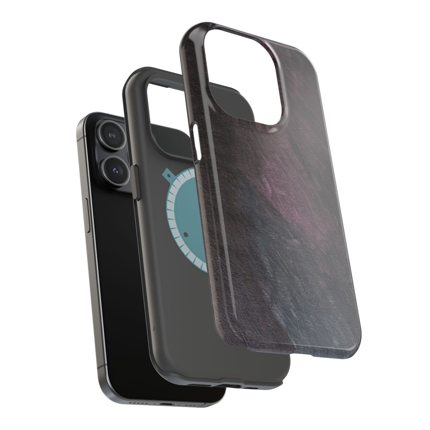 Magnetic Impact-Resistant Case — Lavender & Dusky Pink Artwork by Maria