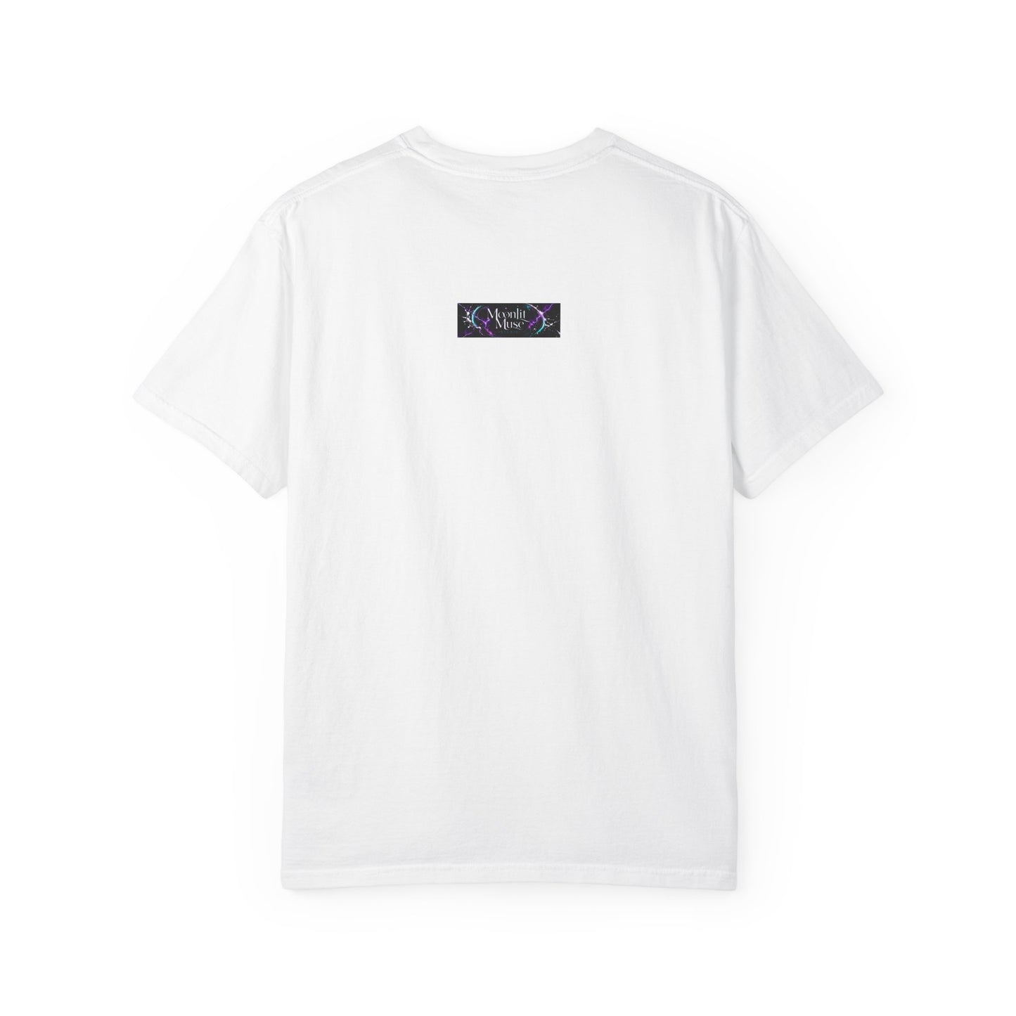 Mystic Bloom Tee — Teal & Purple Geometric Art T-Shirt