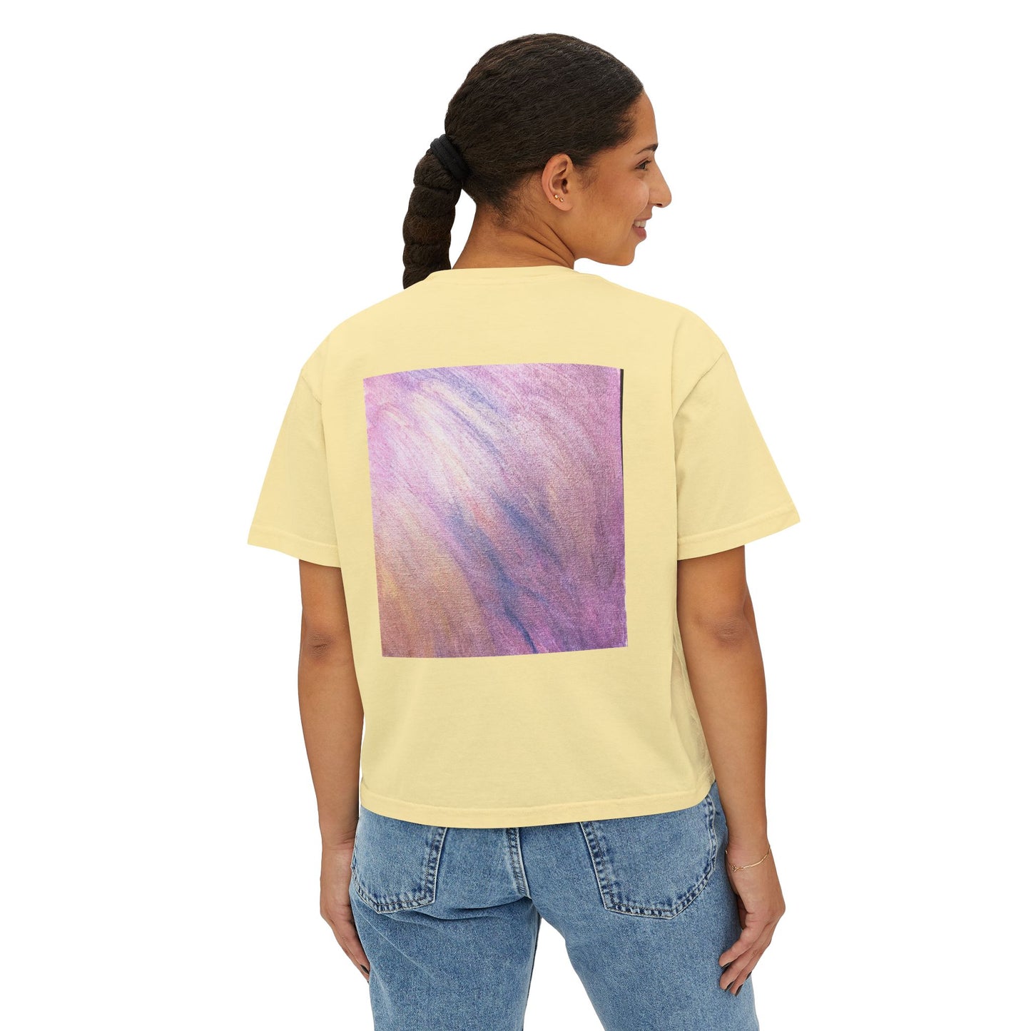 "Dreamwave Drift" Square Boxy Tee