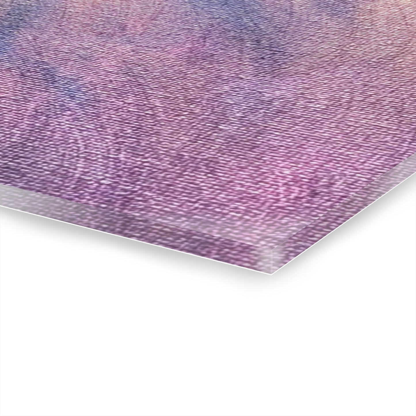 "Dreamwave Drift" Acrylic Print (French Cleat Hanging) — Soft Lavender Wall Art