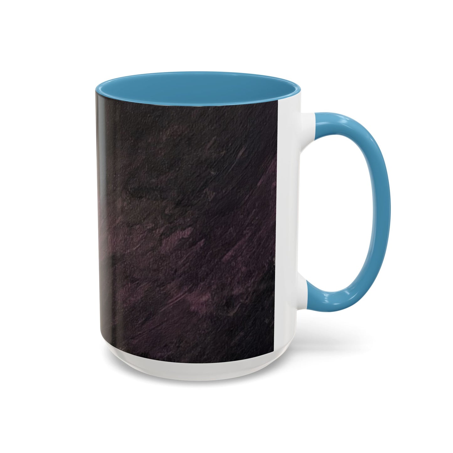 Abstract Dark Marble Art Coffee Mug — Ceramic Accent (11/15 oz)