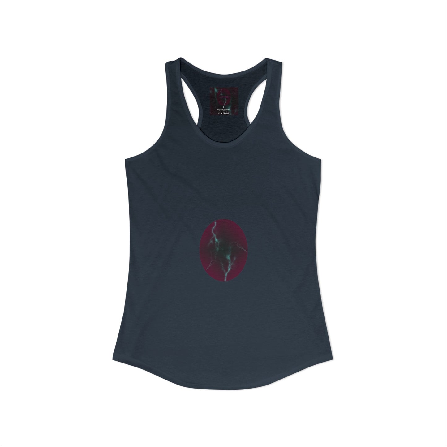 Cosmic Current - Electric Energy Women's Ideal Racerback Tank