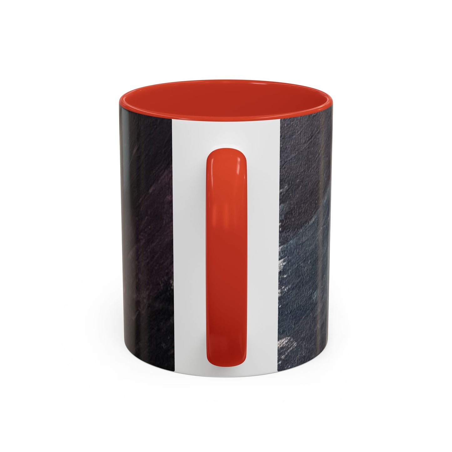 Abstract Dark Marble Art Coffee Mug — Ceramic Accent (11/15 oz)