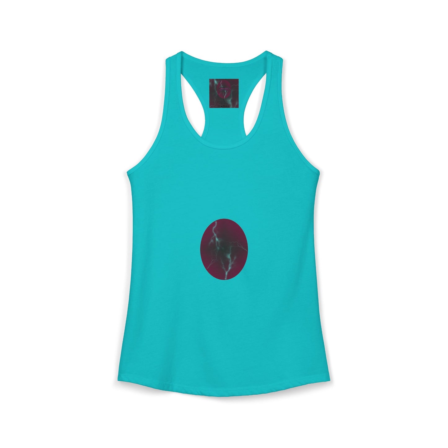 Cosmic Current - Electric Energy Women's Ideal Racerback Tank