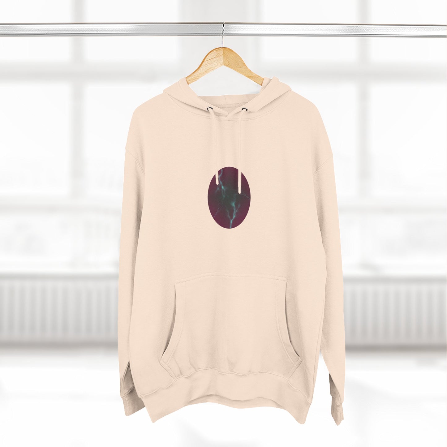 Cosmic Current – Dreamy Abstract Electric Flow Unisex Hoodie Sweatshirt
