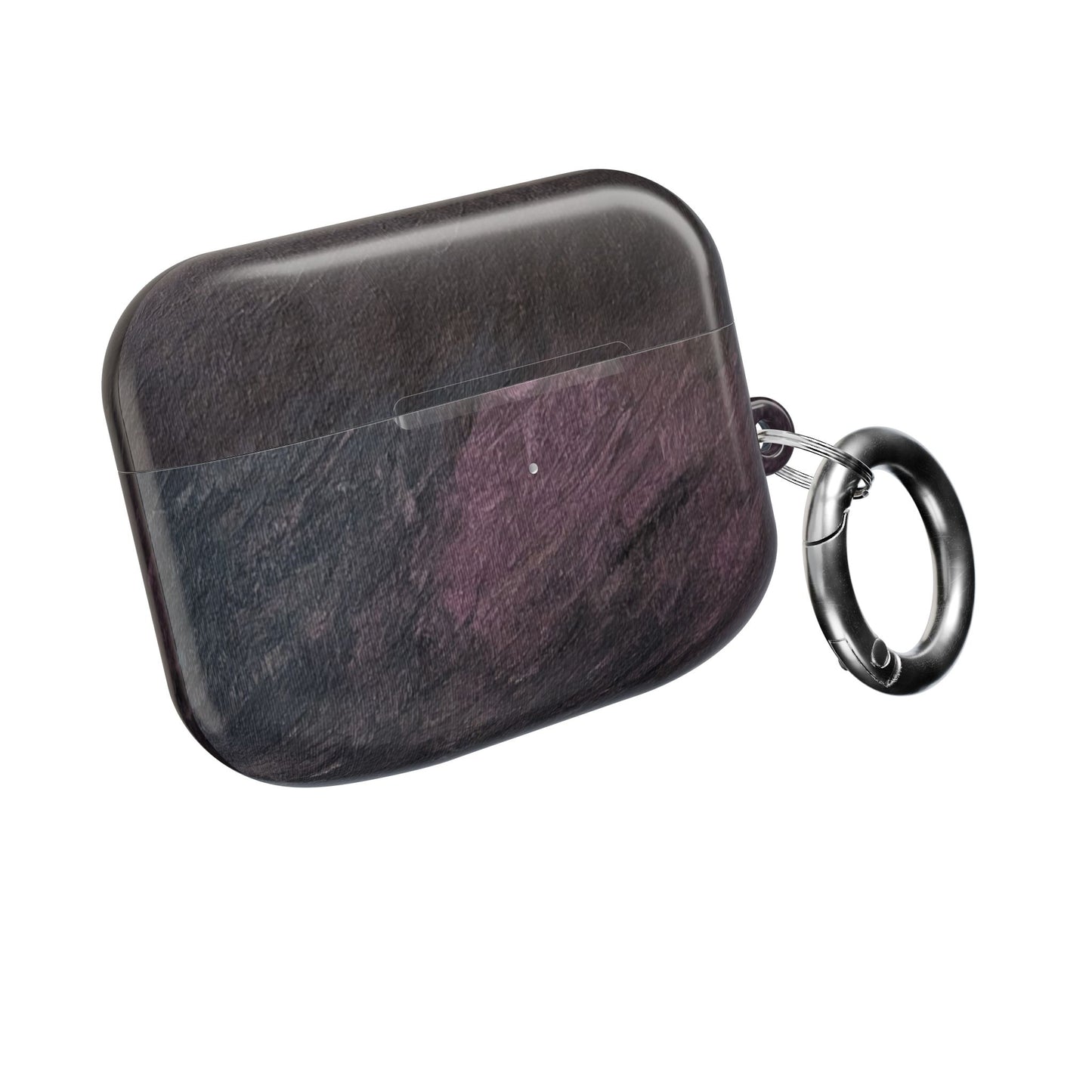 Dark Marble Abstract AirPod Case — Original Painted Pattern