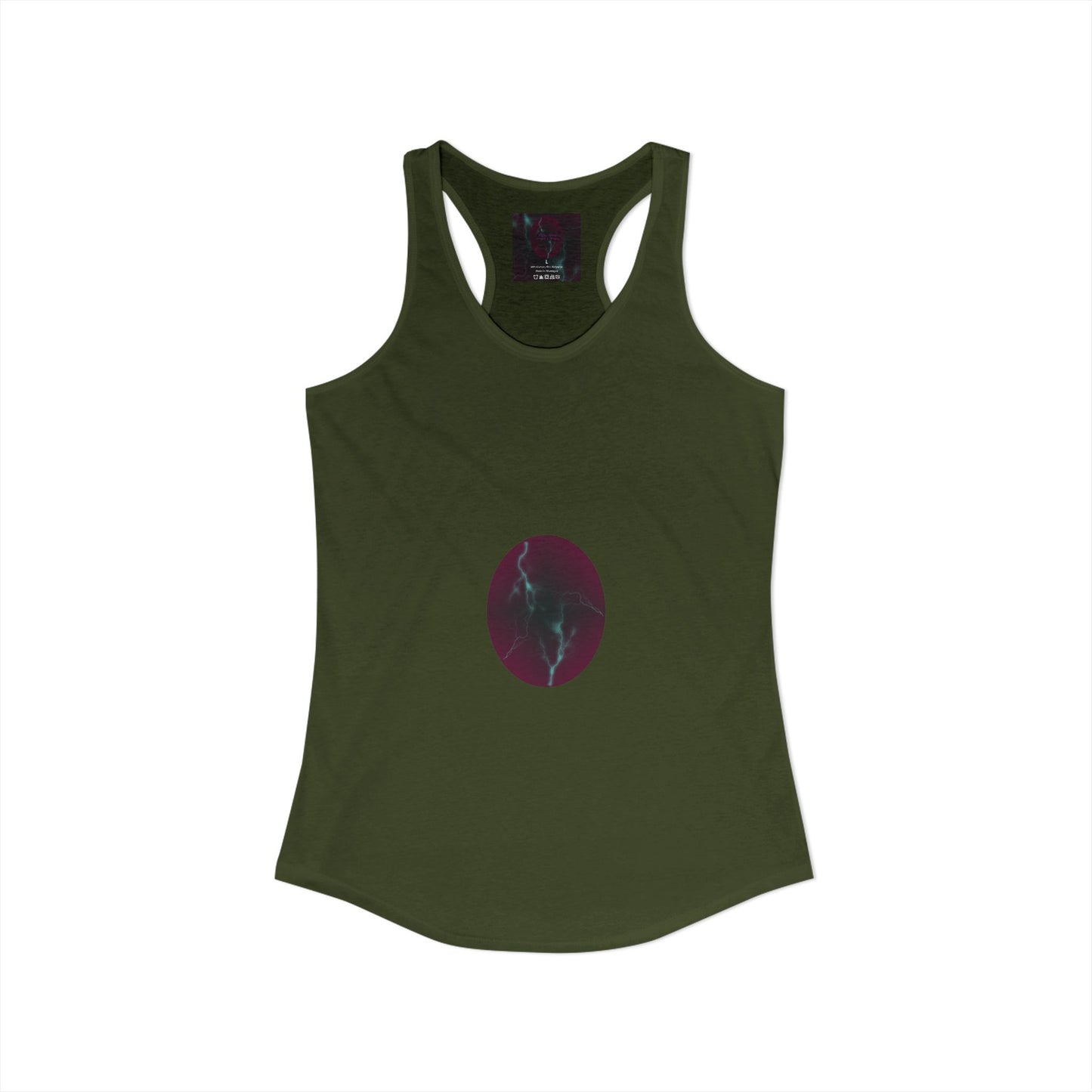 Cosmic Current - Electric Energy Women's Ideal Racerback Tank