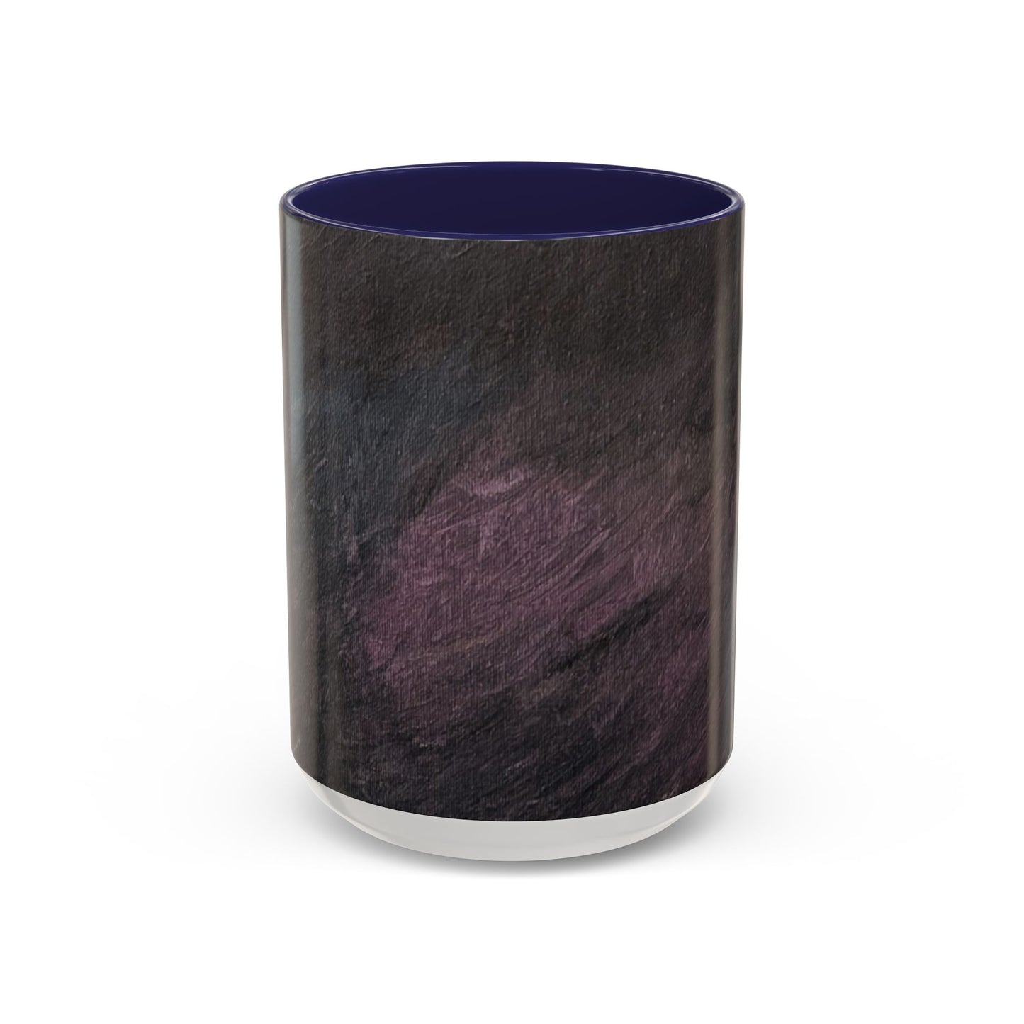 Abstract Dark Marble Art Coffee Mug — Ceramic Accent (11/15 oz)