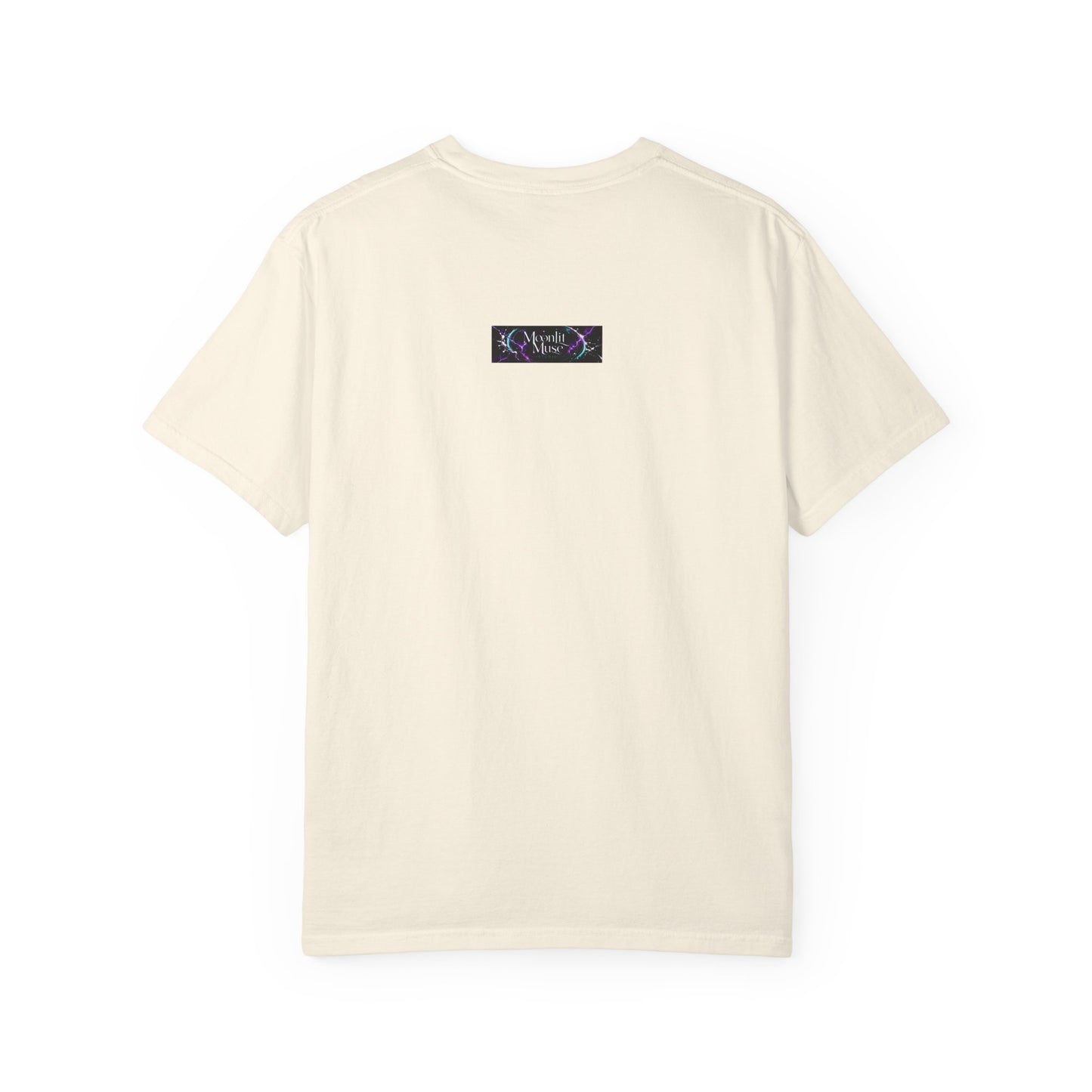Mystic Bloom Tee — Teal & Purple Geometric Art T-Shirt