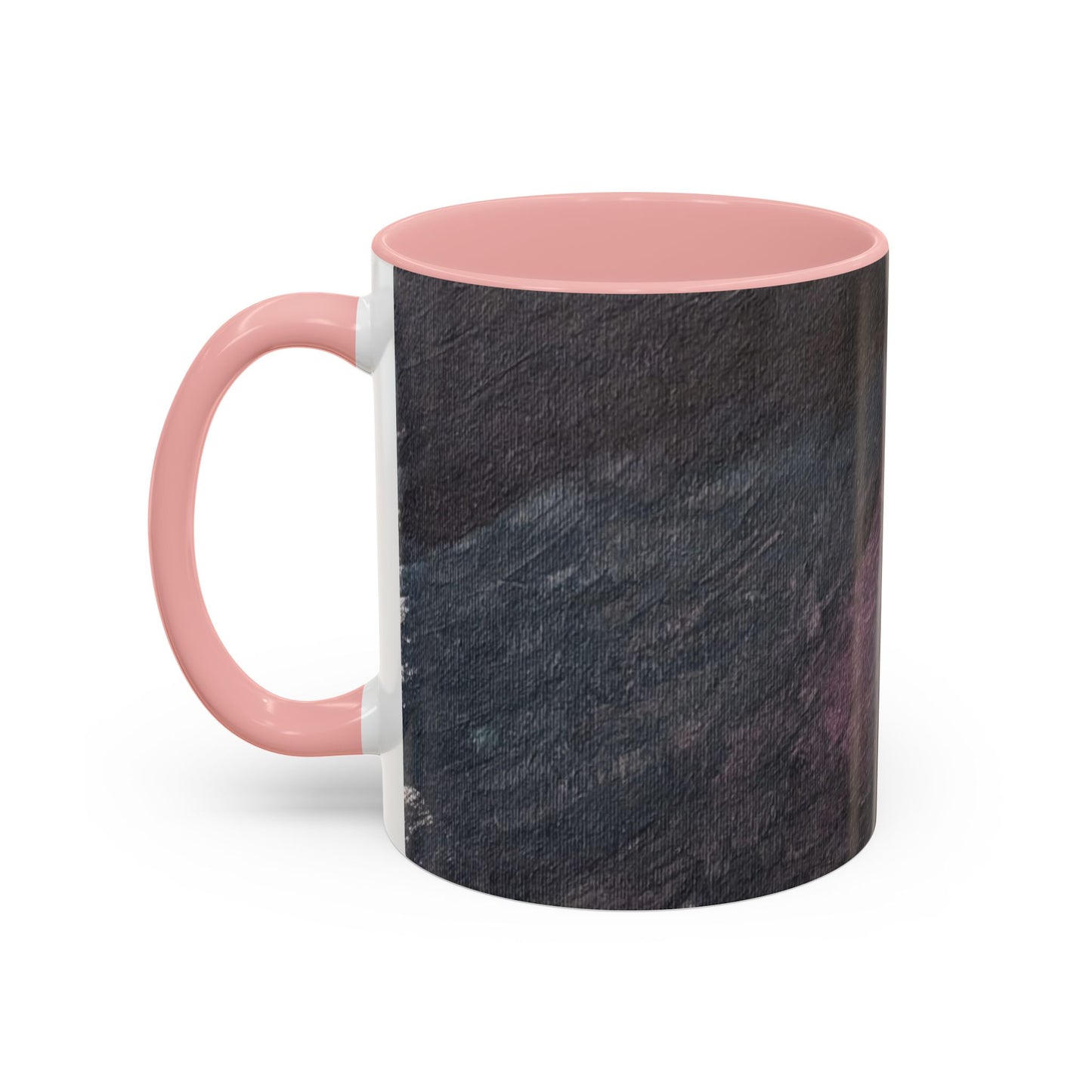 Abstract Dark Marble Art Coffee Mug — Ceramic Accent (11/15 oz)