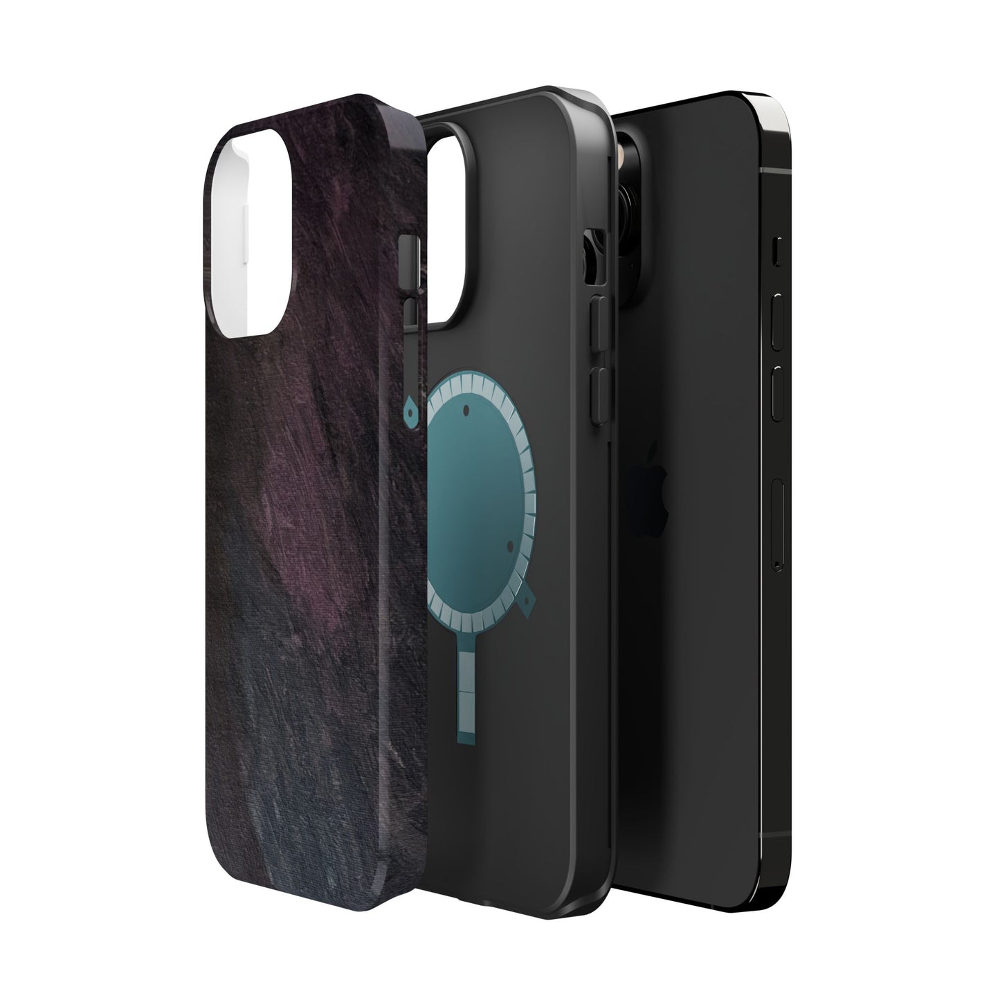 Magnetic Impact-Resistant Case — Lavender & Dusky Pink Artwork by Maria