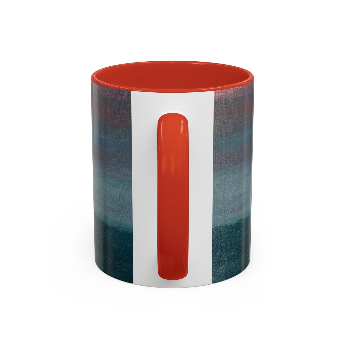 Personalized Accent Coffee Mug — Custom Wraparound Artwork (11/15oz)