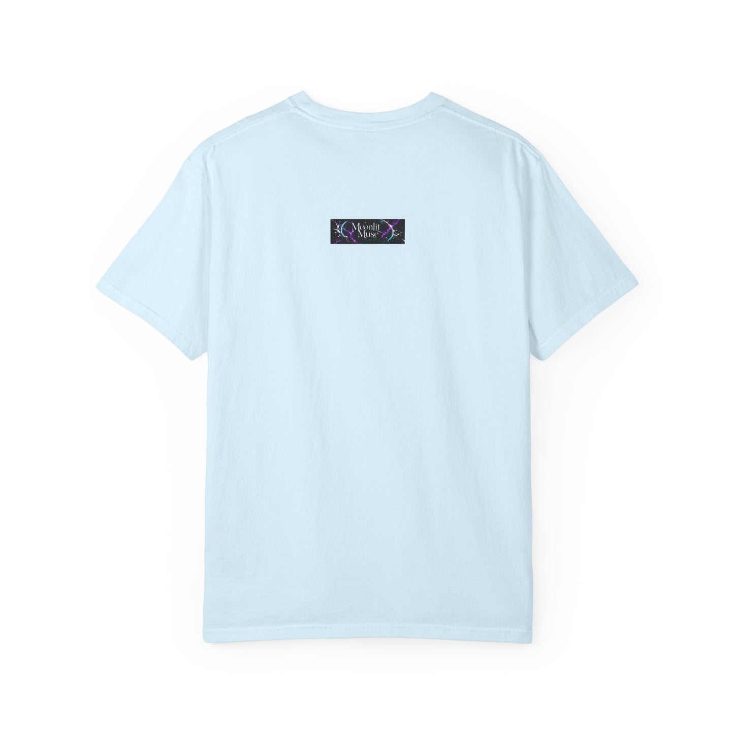 Mystic Bloom Tee — Teal & Purple Geometric Art T-Shirt
