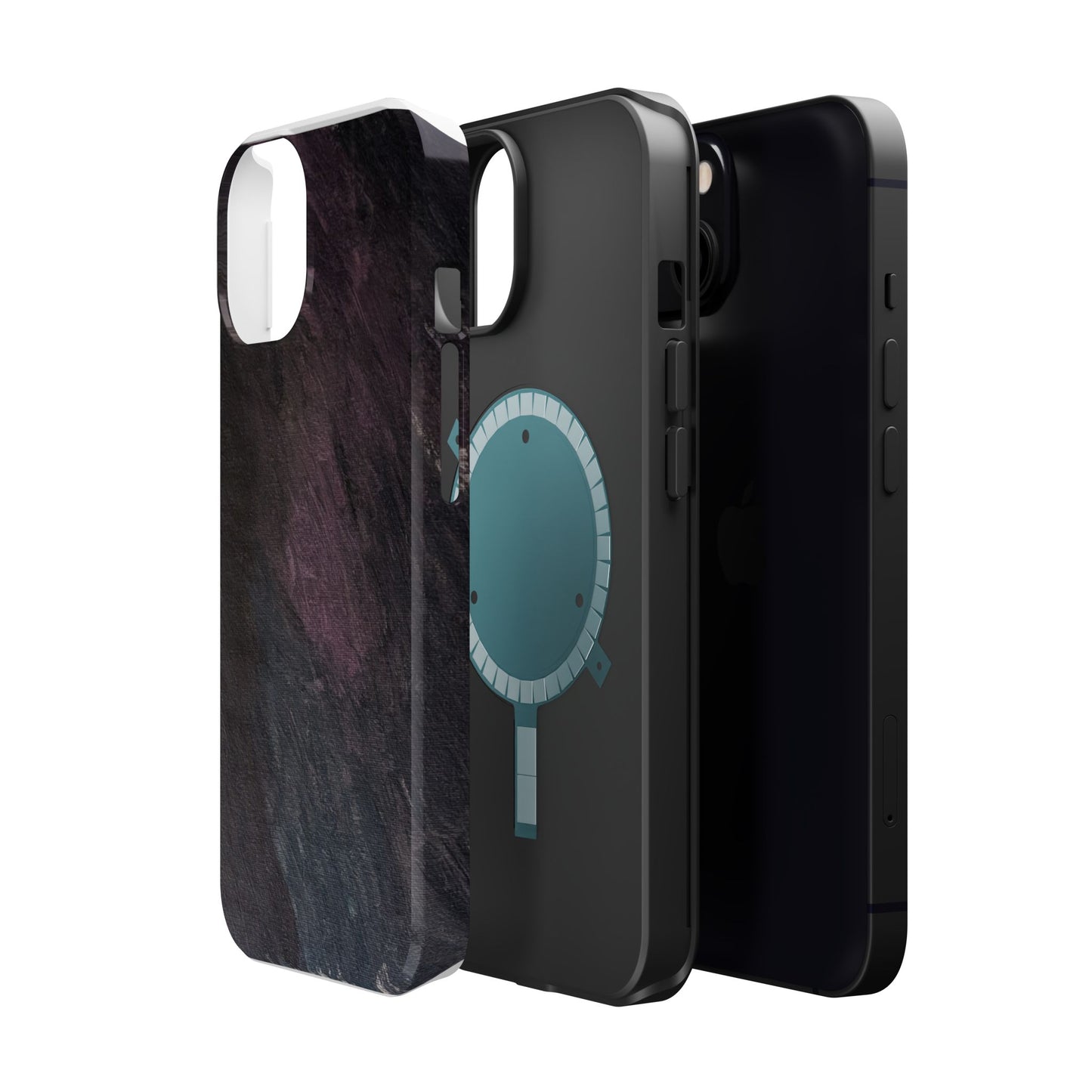 Magnetic Impact-Resistant Case — Lavender & Dusky Pink Artwork by Maria