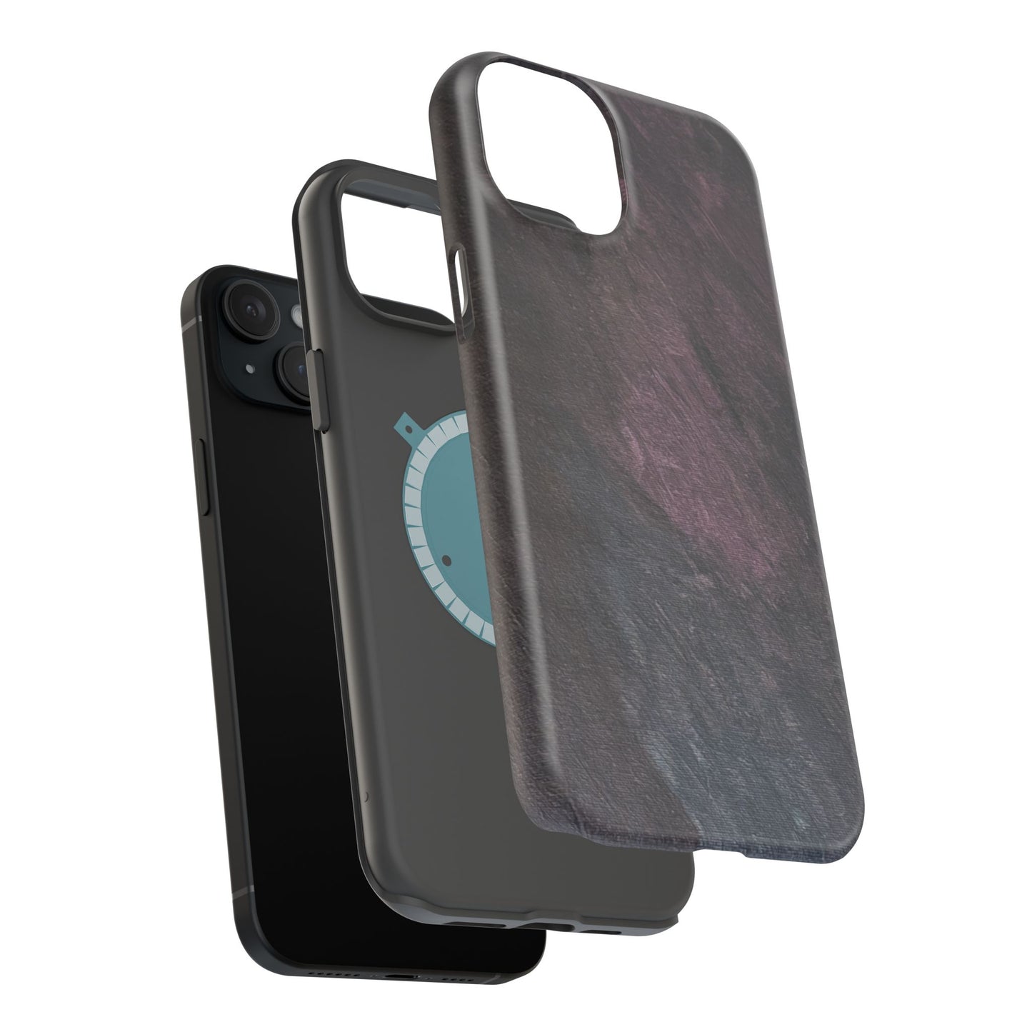 Magnetic Impact-Resistant Case — Lavender & Dusky Pink Artwork by Maria