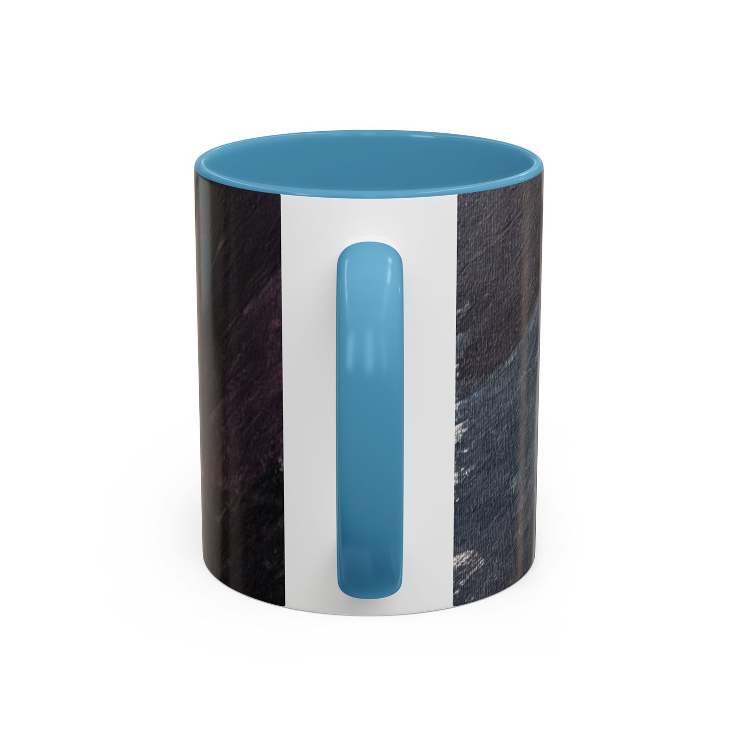 Abstract Dark Marble Art Coffee Mug — Ceramic Accent (11/15 oz)