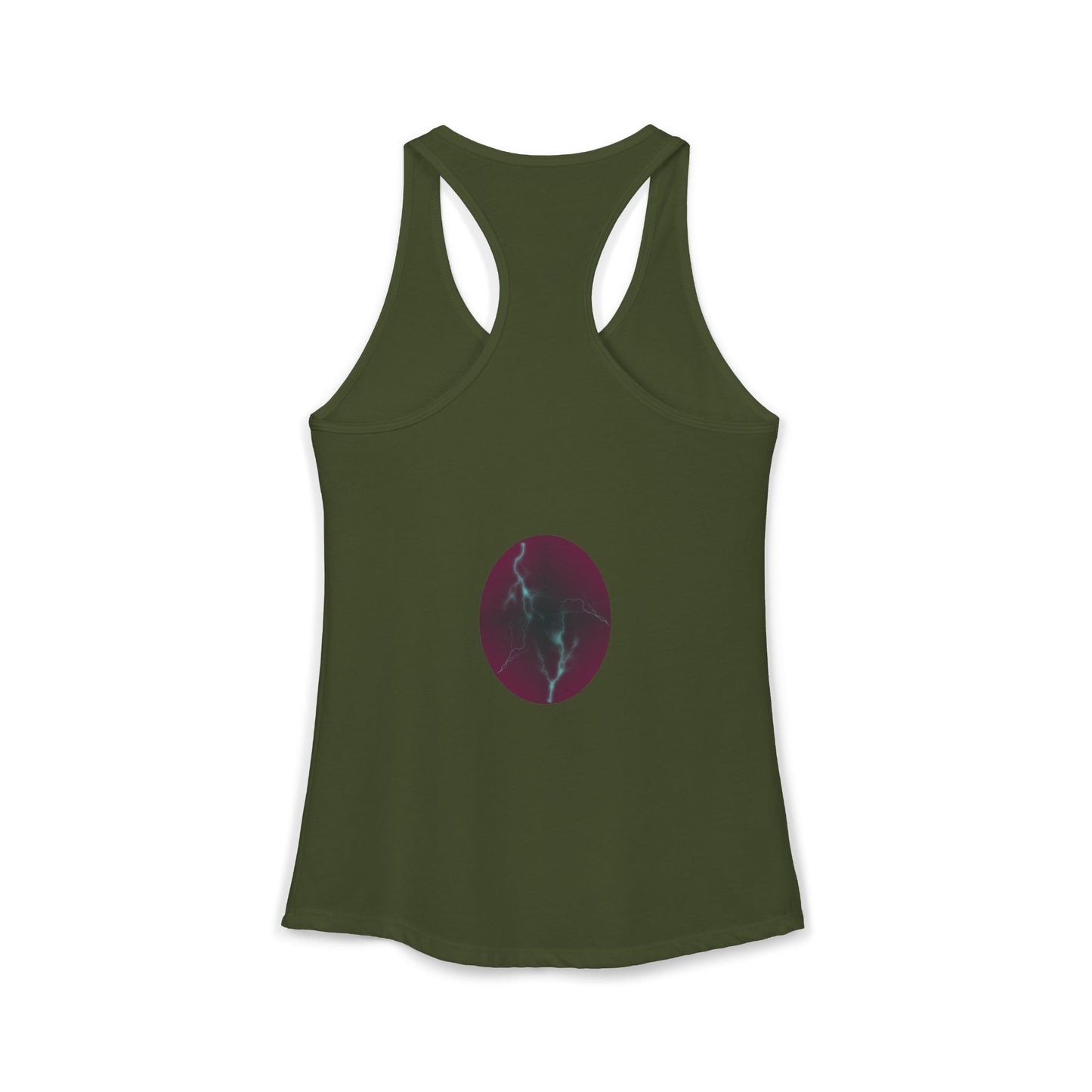 Cosmic Current - Electric Energy Women's Ideal Racerback Tank