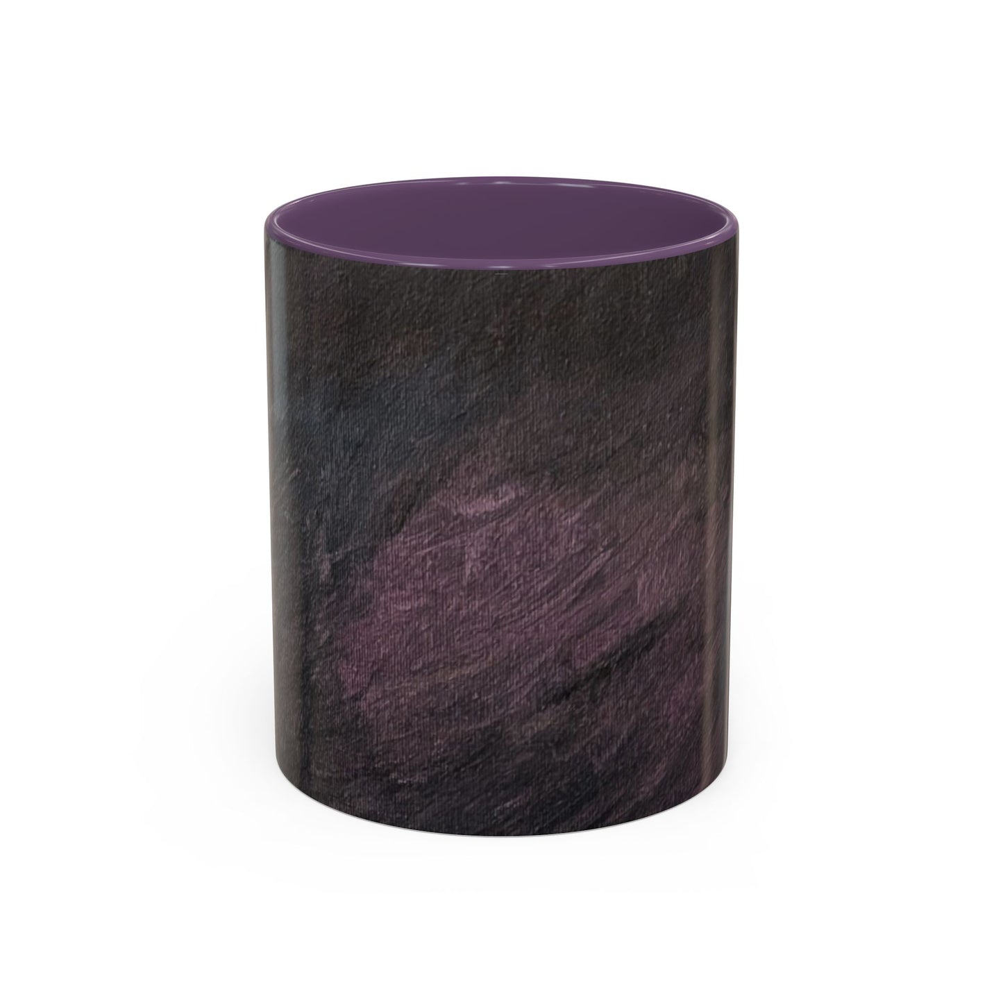 Abstract Dark Marble Art Coffee Mug — Ceramic Accent (11/15 oz)