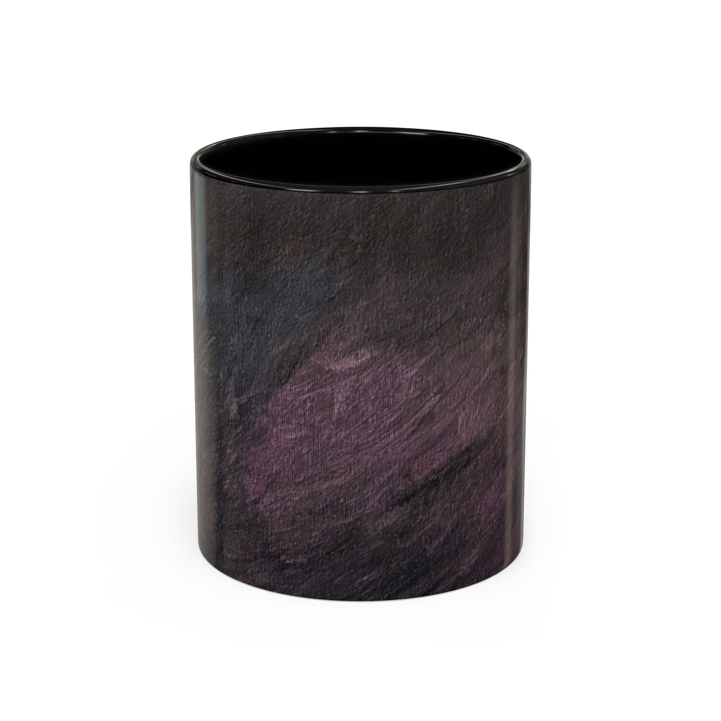 Abstract Dark Marble Art Coffee Mug — Ceramic Accent (11/15 oz)